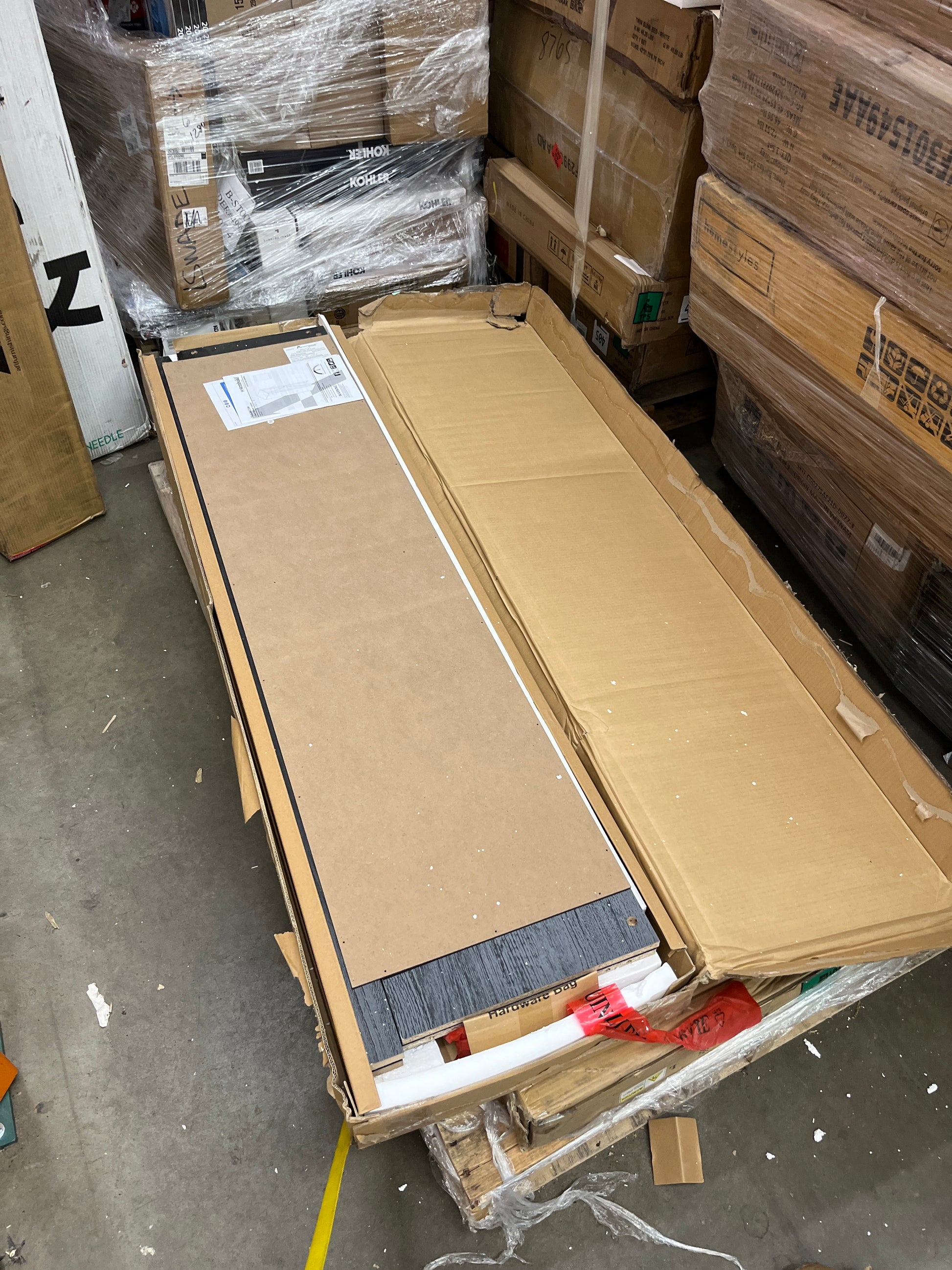 Systembuild Evolution Farmington 18" Wide Storage Cabinet in Black Oak - Retail $159