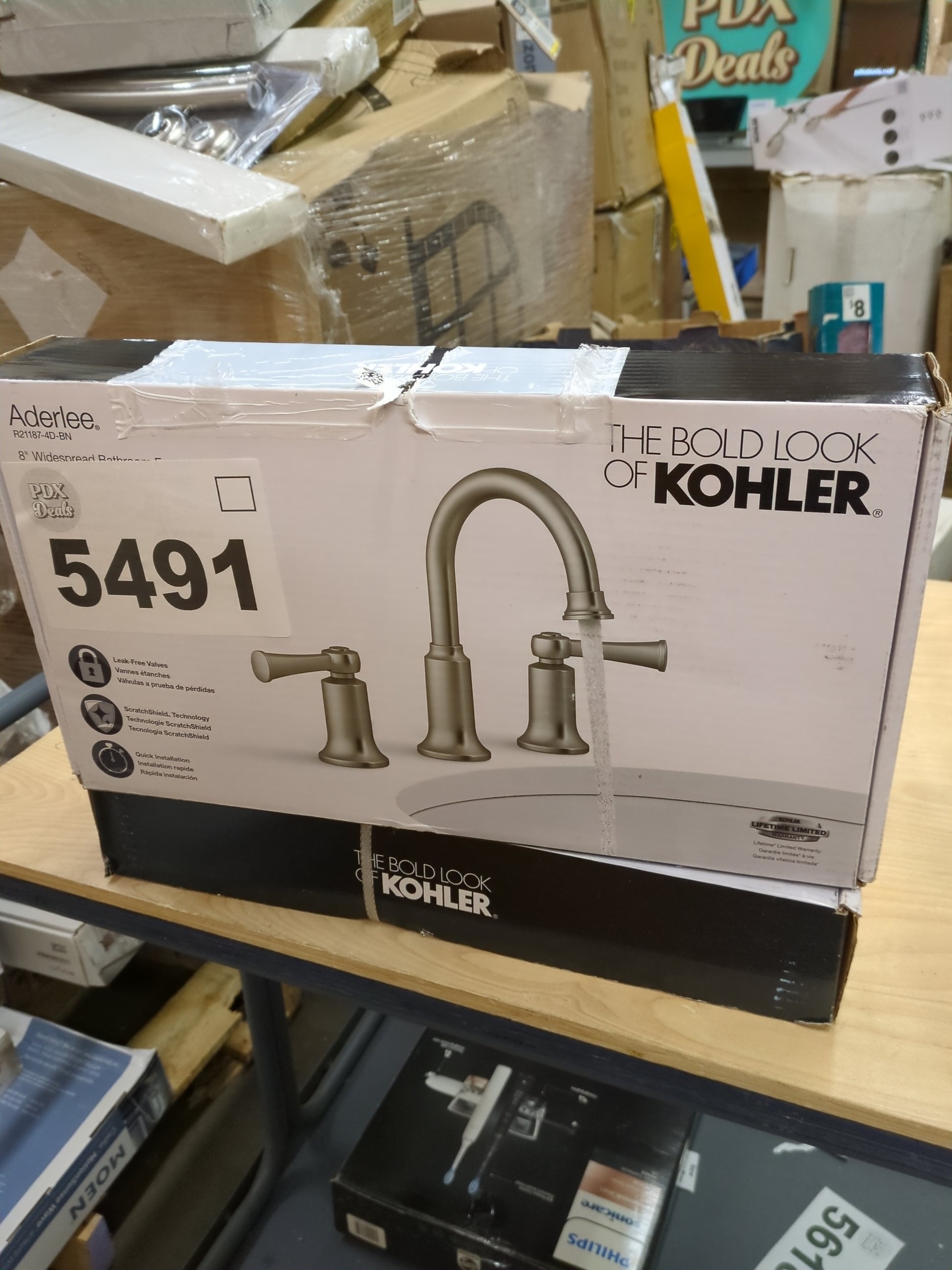 KOHLER ADERLEE WIDESPREAD - Retail $139
