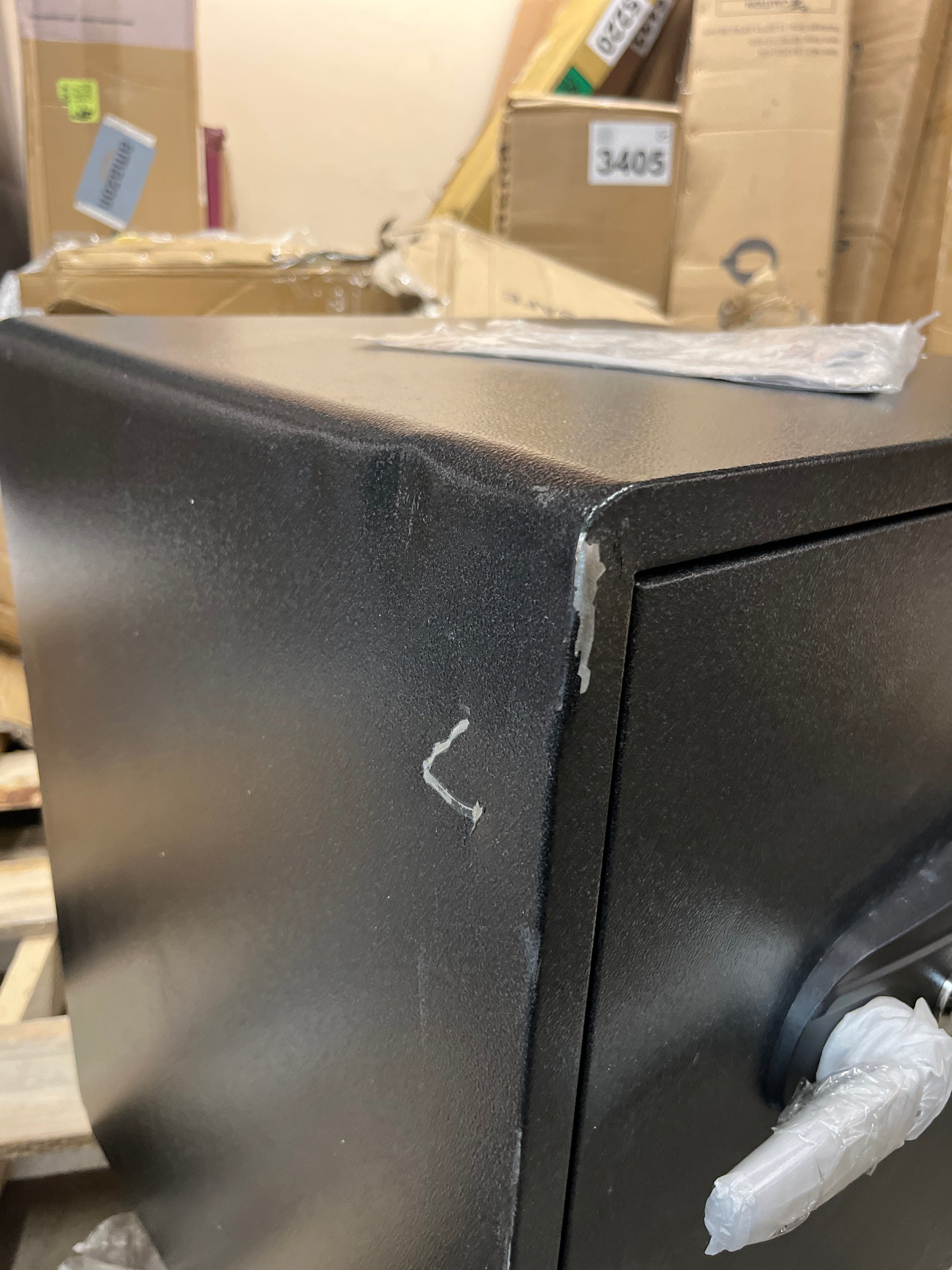 Fireproof and Waterproof Safe Box, 5.48 Cubic Feet Extra Large Lock Box, Home Safe with Programmable Keypad and Inner Lock, Security Safe - Retail $478