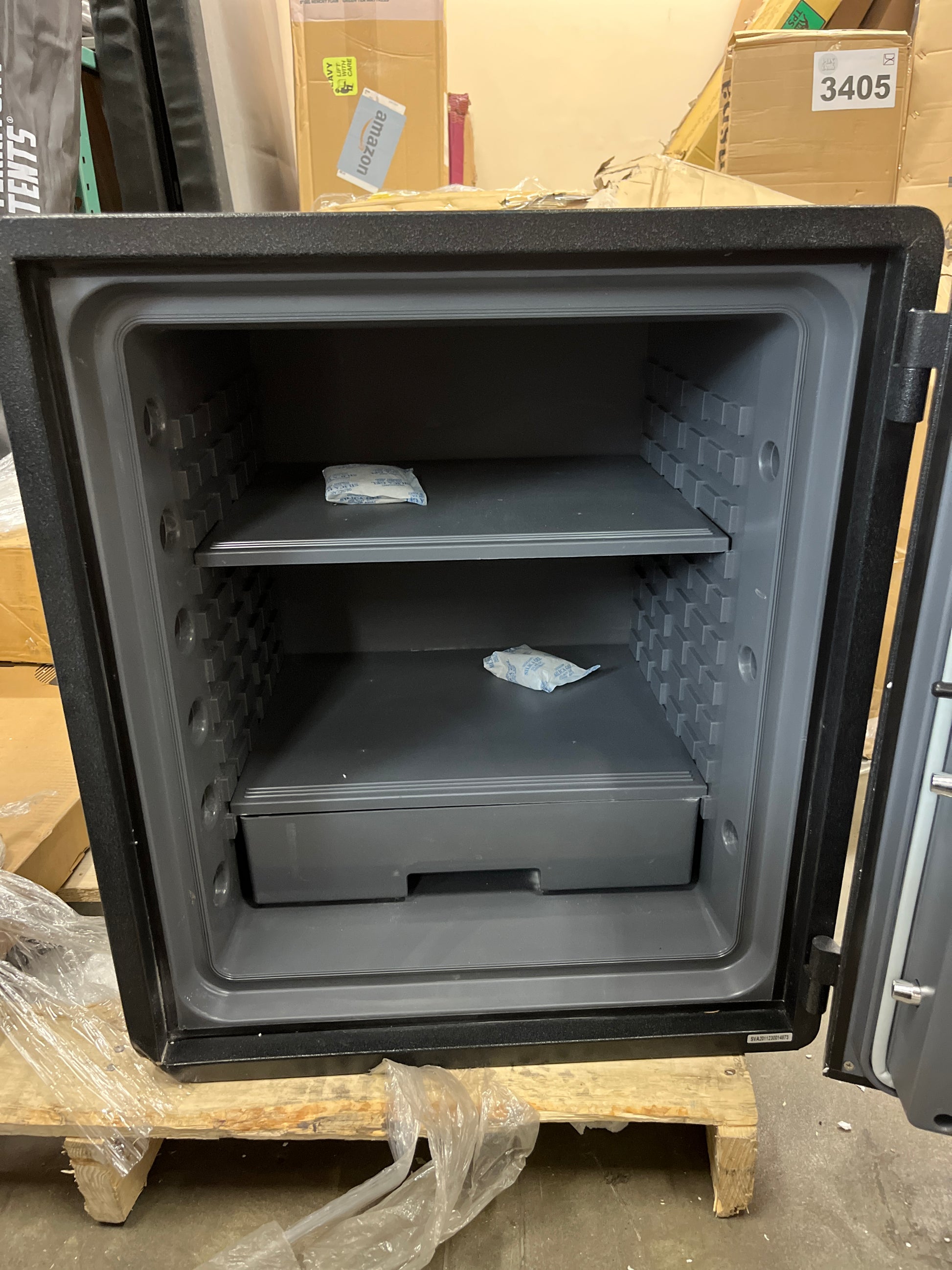 Fireproof and Waterproof Safe Box, 5.48 Cubic Feet Extra Large Lock Box, Home Safe with Programmable Keypad and Inner Lock, Security Safe - Retail $478