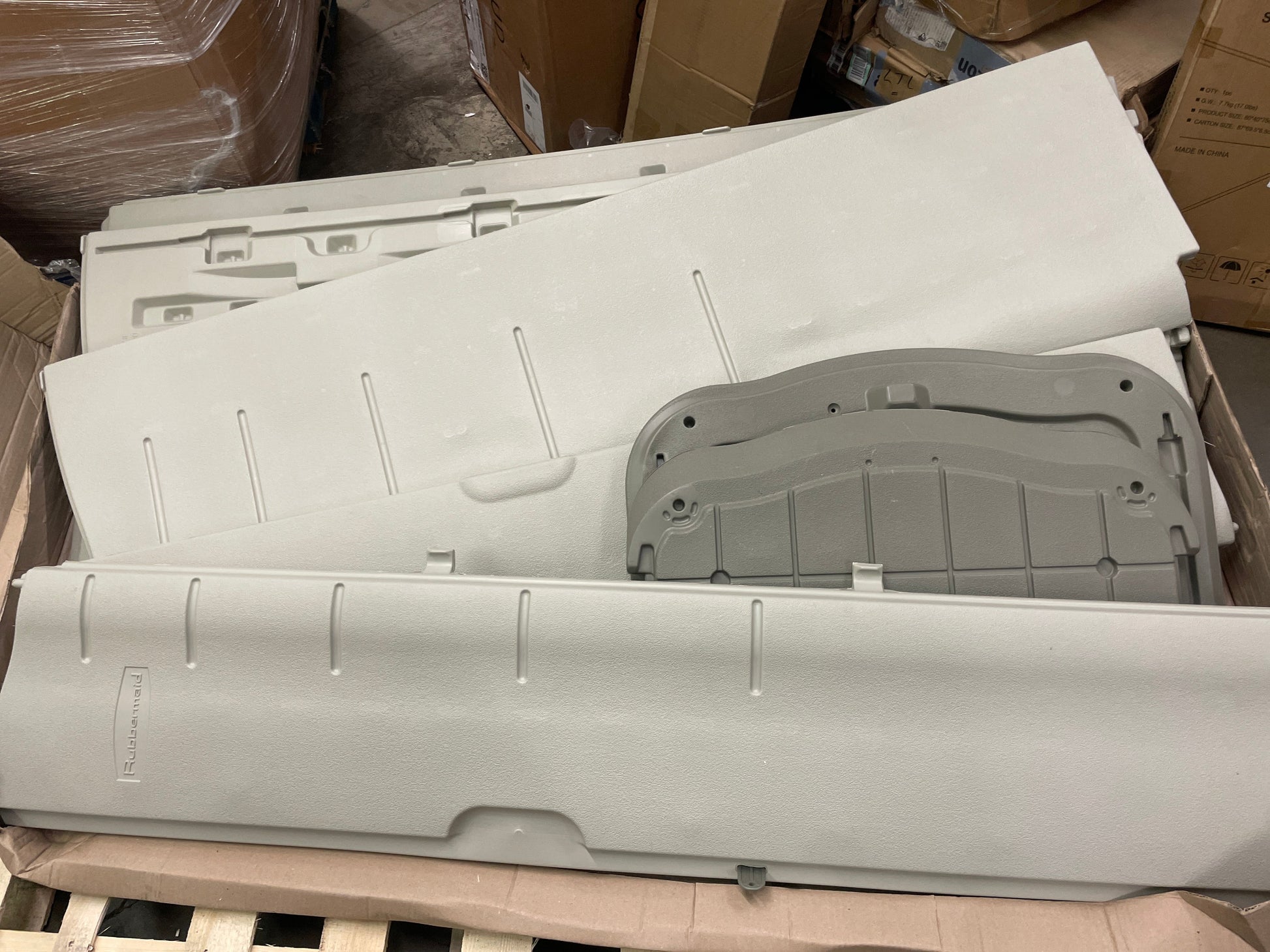 Rubbermaid Vertical Resin Weather Resistant Outdoor Storage Shed, 2x2.5 ft., Olive and Sandstone, for Garden/Backyard/Home/Pool - Retail $329