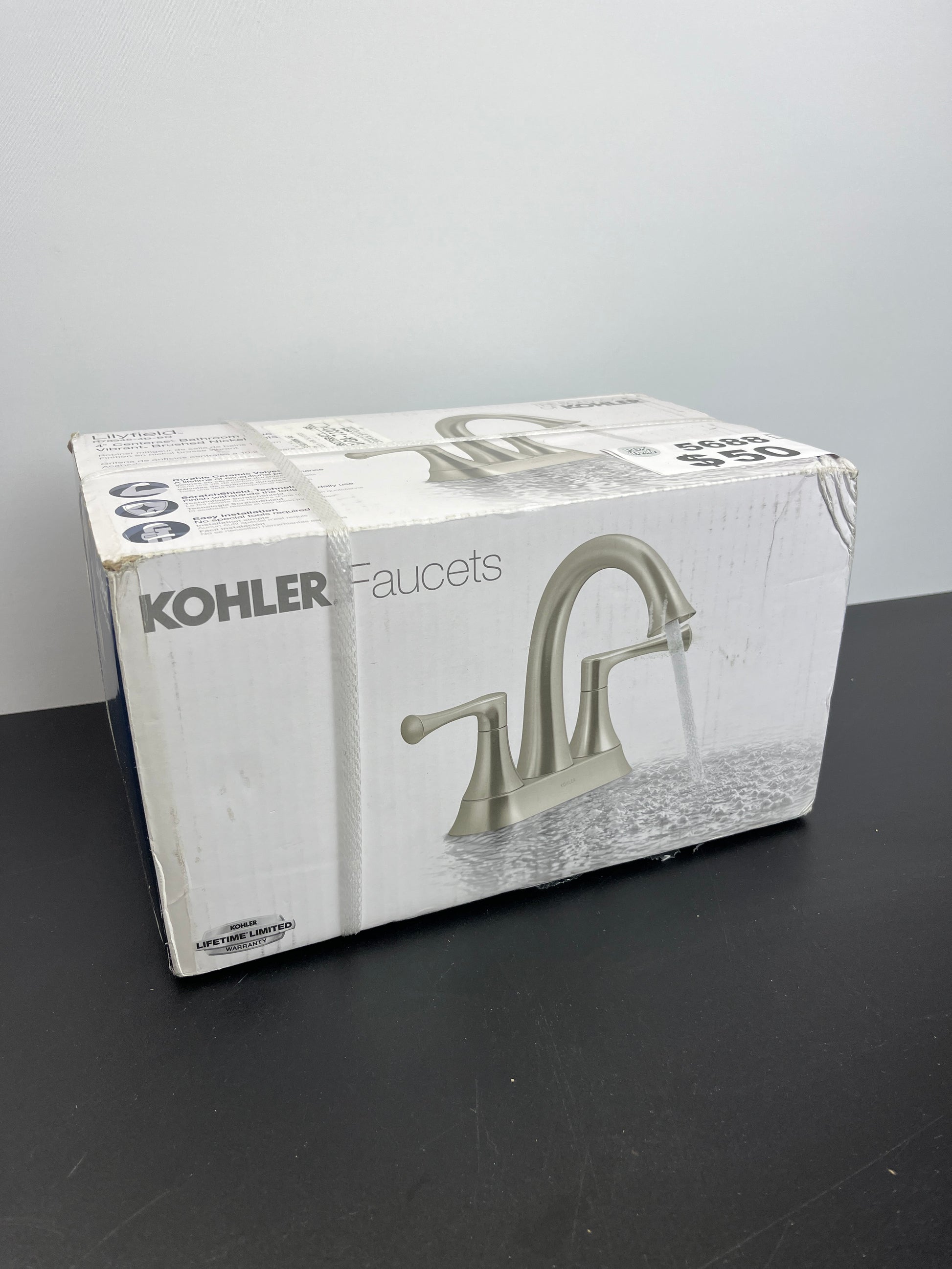 KOHLER LILYFIELD CENTRSET - Retail $99