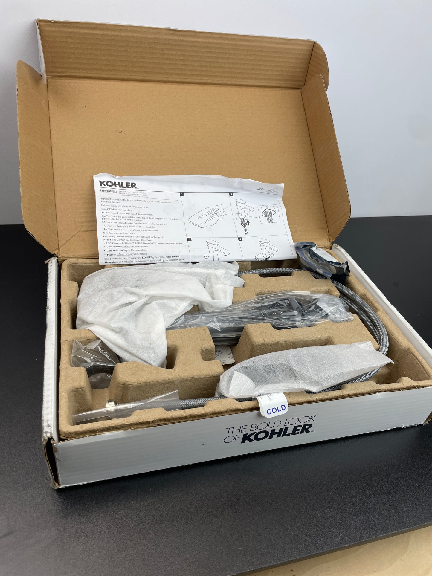 KOHLER TOME SINGLE-HANDLE - Retail $119