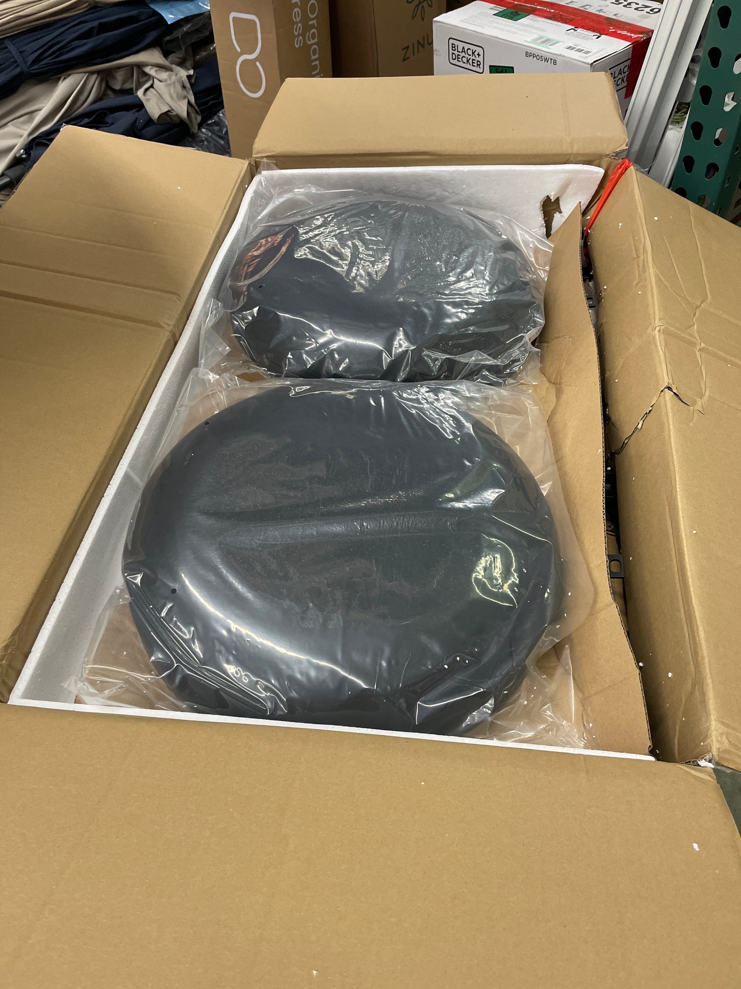 KATDANS New Black Swivel Bar Stools Set of 2, Adjustable Seat Height Bar Stools, 24/29 Inches Counter Height Stools with Back Bar Height Stools for Kitchen Island, Pub,Bistro, Restaurant, KS516R-BK - Retail $176