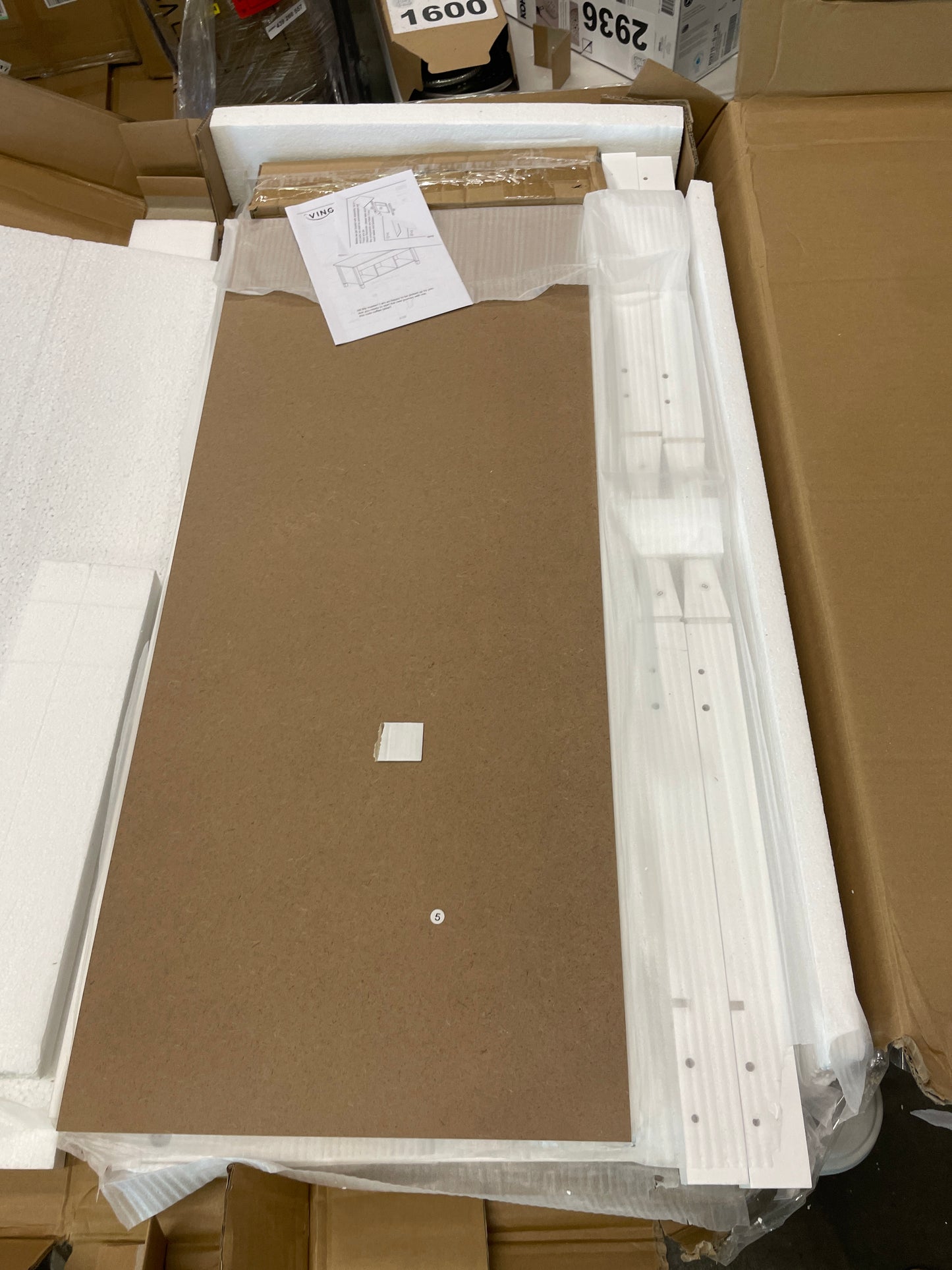 VINGLI Lift Top Coffee Table, White, with Storage Shelf/Hidden Compartment, Gas Lift Mesa De Centro para Sala Pop Up Coffee Table - Retail $135