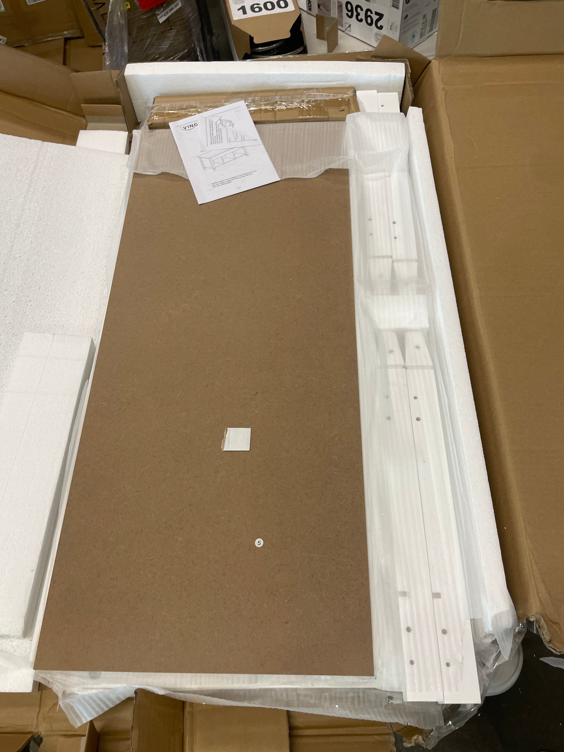 VINGLI Lift Top Coffee Table, White, with Storage Shelf/Hidden Compartment, Gas Lift Mesa De Centro para Sala Pop Up Coffee Table - Retail $135