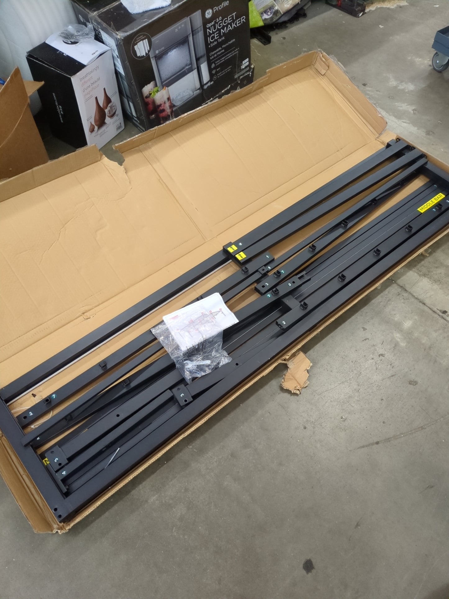 Vehowy Full Size Bed Frame,18 Inch Heavy Duty Platform Bed Frame with Round Corner Edge Legs/No Box Spring Needed/Noise Free/Steel Slat Support/Easy Assembly - Retail $68