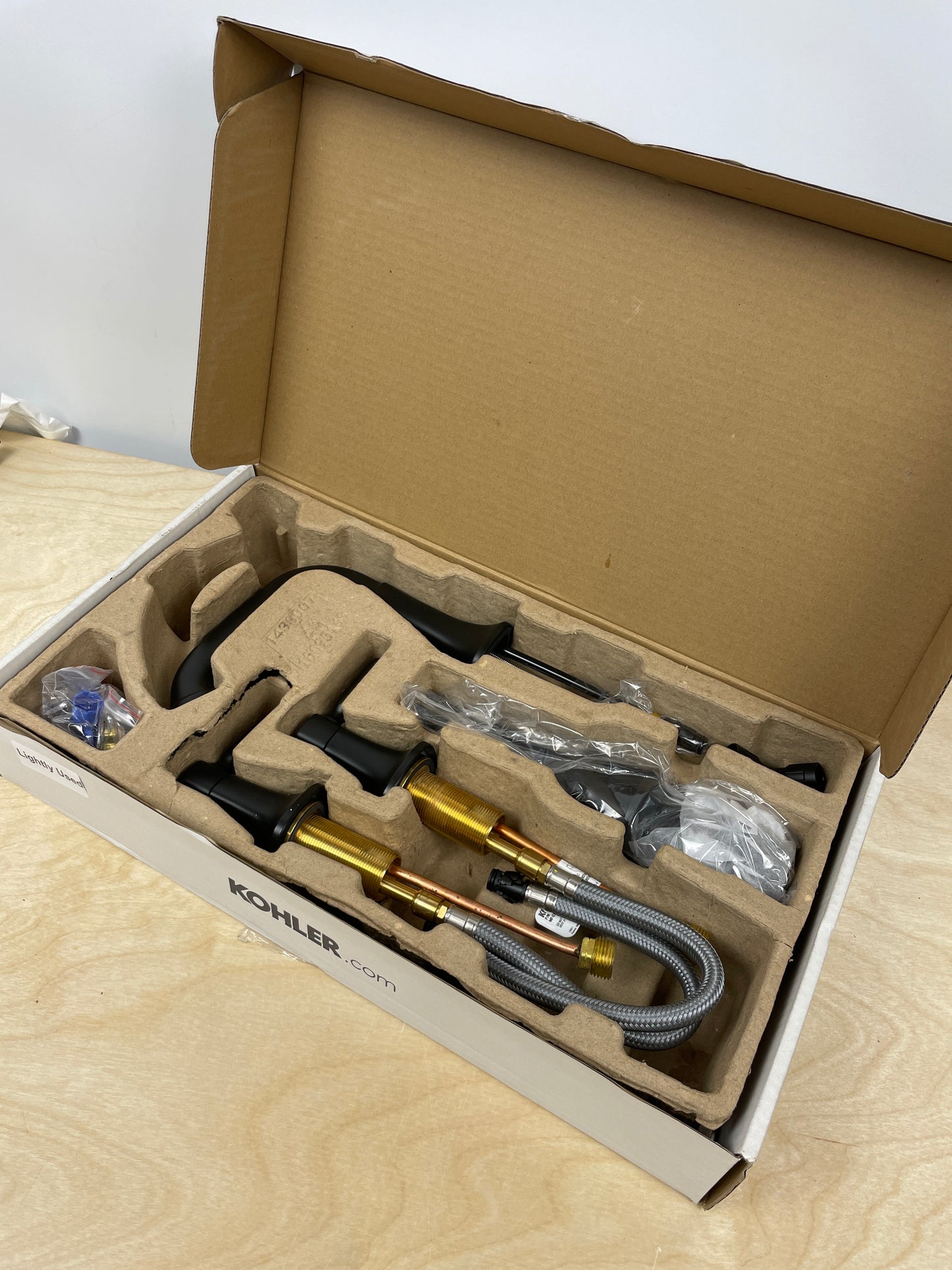 Matte Black - Kohler Terzet Widespread Bathroom Sink Faucet - Retail $125