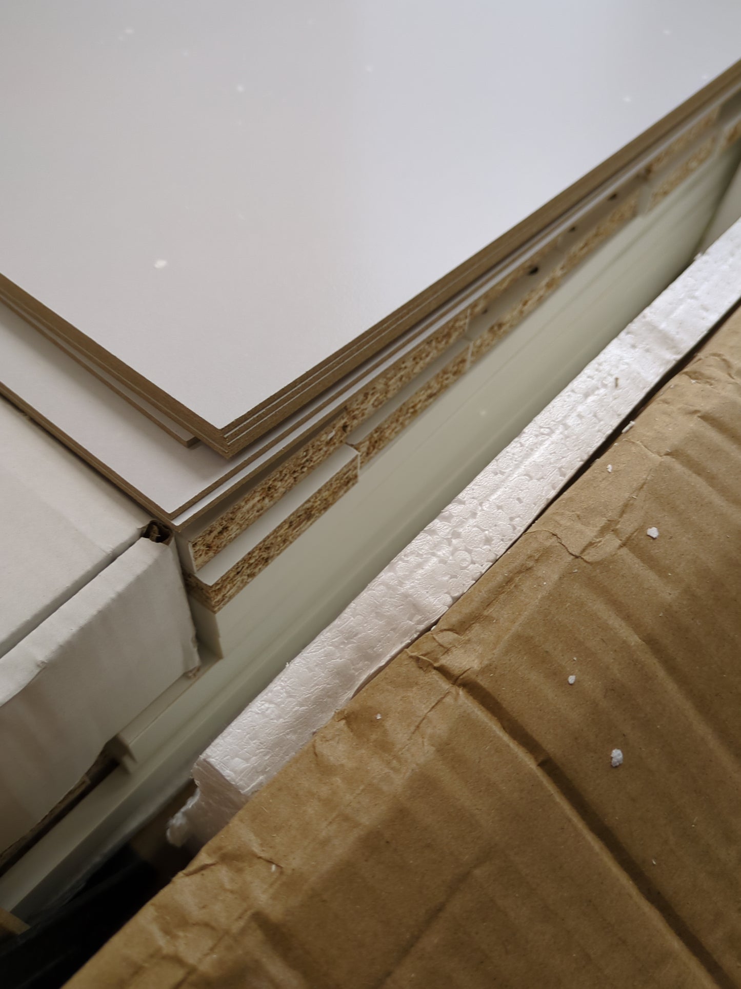 DEVAISE 5-Drawer Chest, Wood Storage File Cabinet with Wheels, White - Retail $99