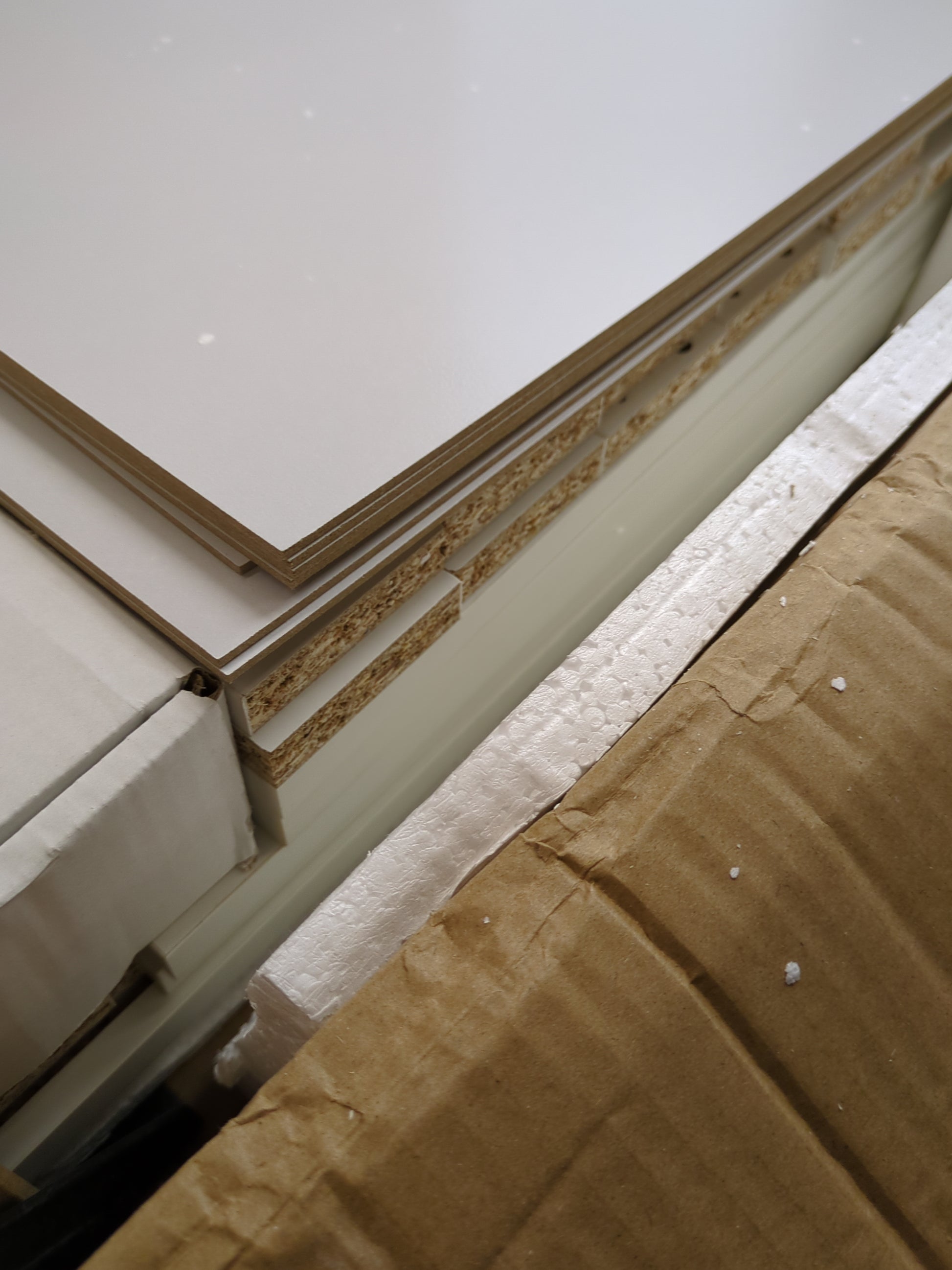 DEVAISE 5-Drawer Chest, Wood Storage File Cabinet with Wheels, White - Retail $99