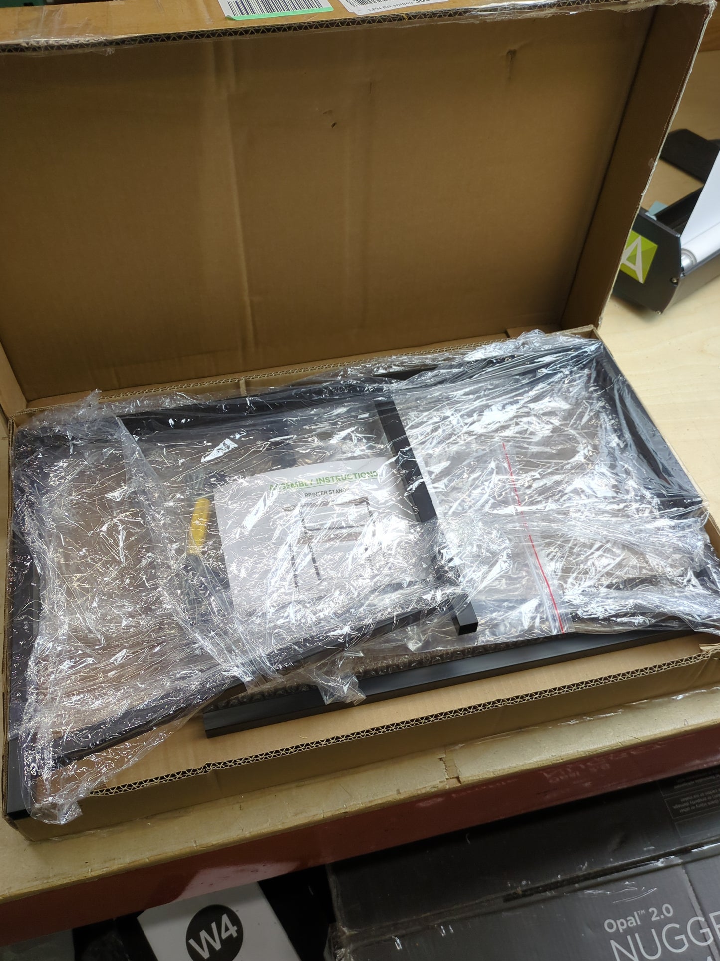 Printer Stand - Under Desk Printer Stand -Printer Desk-Desktop Printer Stand-Shelf for Desktop (2 Tier) - Retail $55