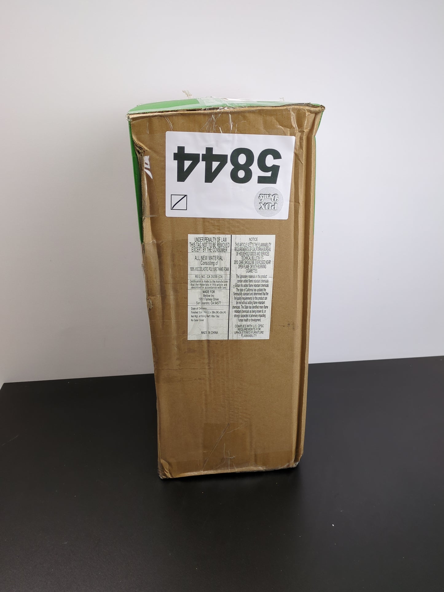 Best Price Mattress 3 Inch Egg Crate Memory Foam Mattress Topper with Soothing Lavender Infusion, CertiPUR-US Certified, Twin - Retail $42