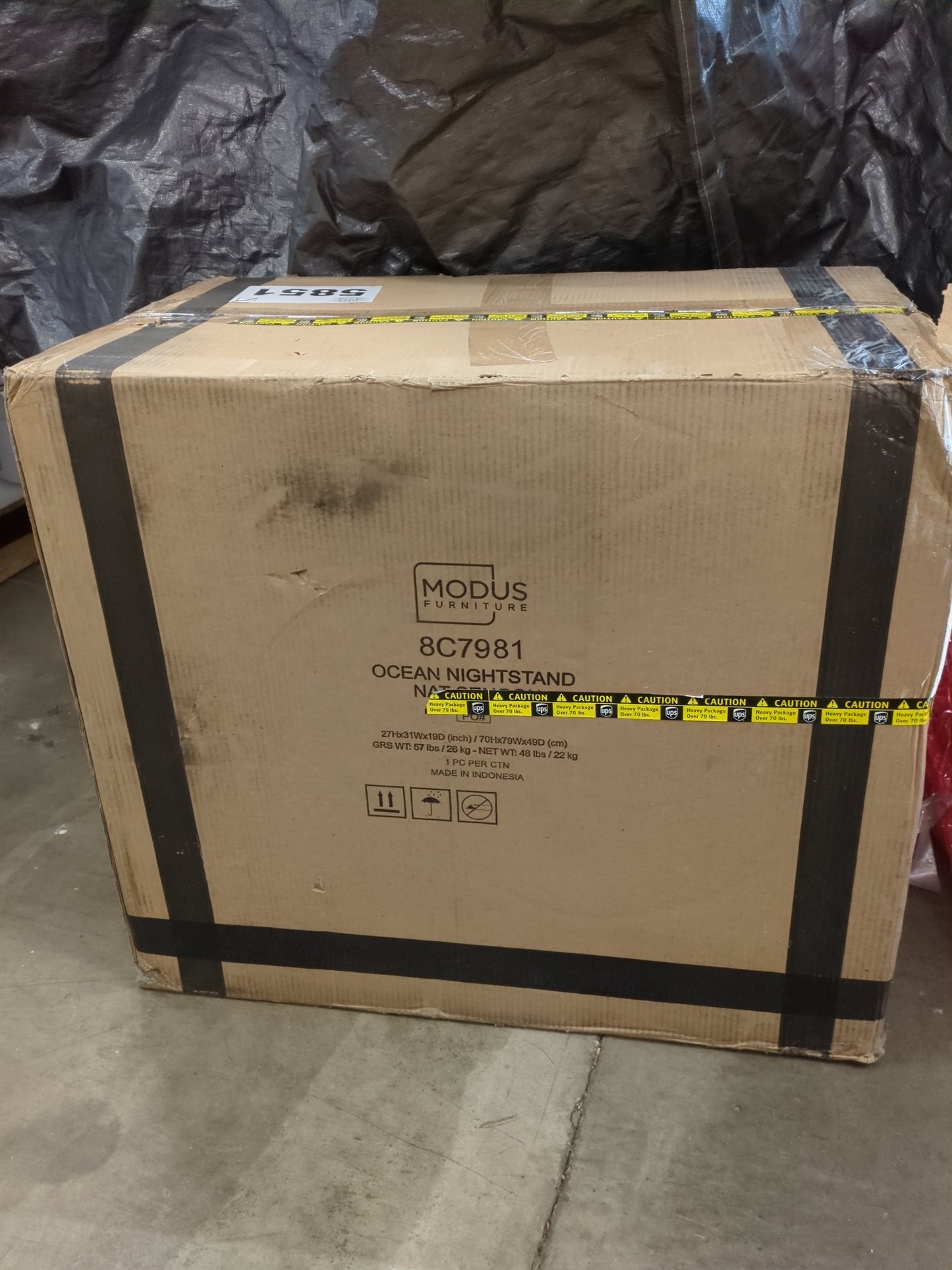 RIVINA NIGHTSTAND - 2PK - Retail $499