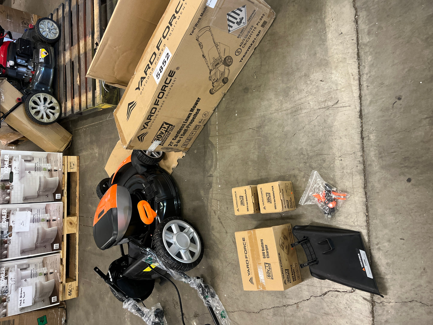 YARDFORCE 60V SELF - Retail $499