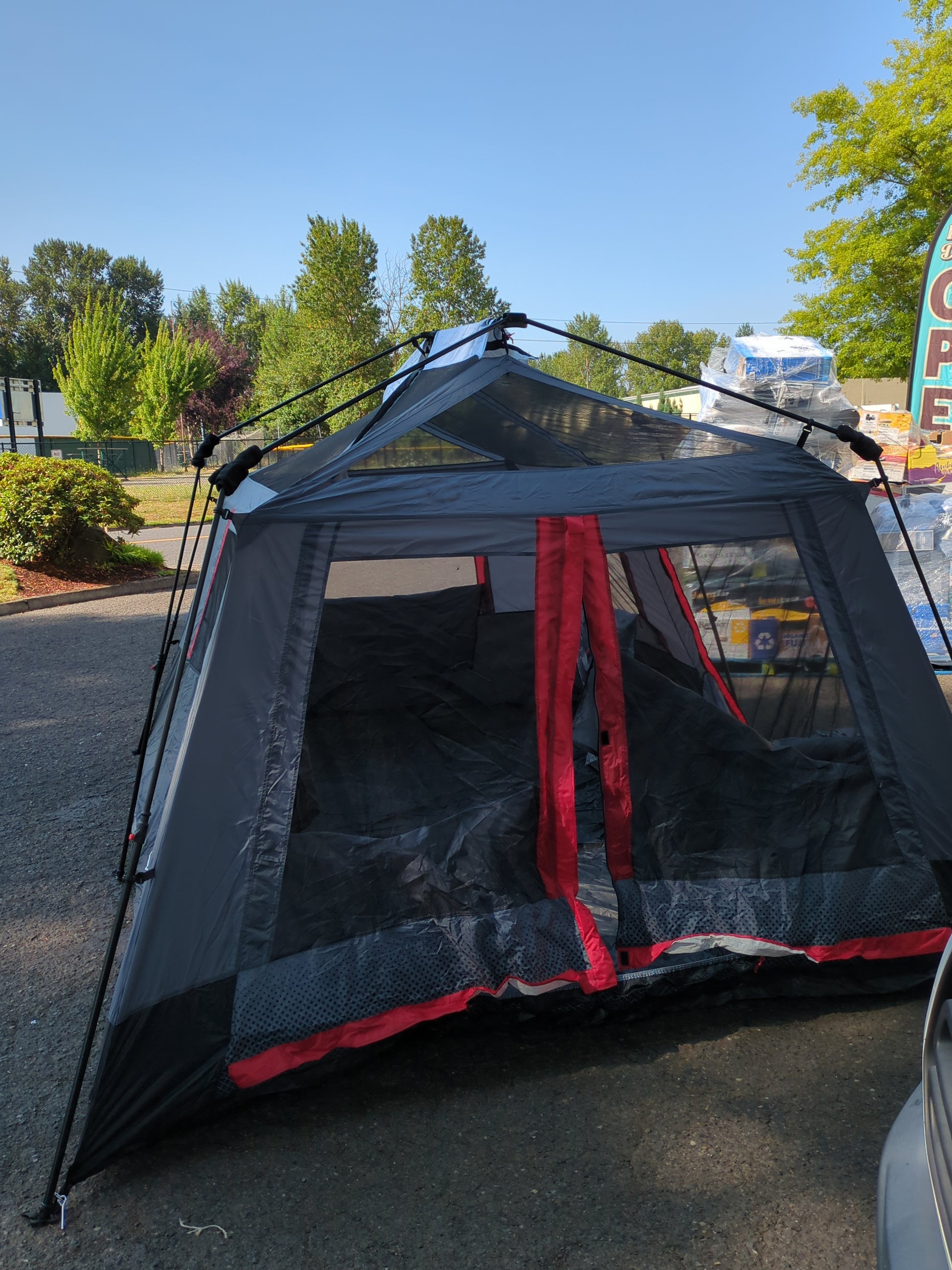 CORE Equipment 10 Person Lighted Instant Cabin Tent - Retail $269