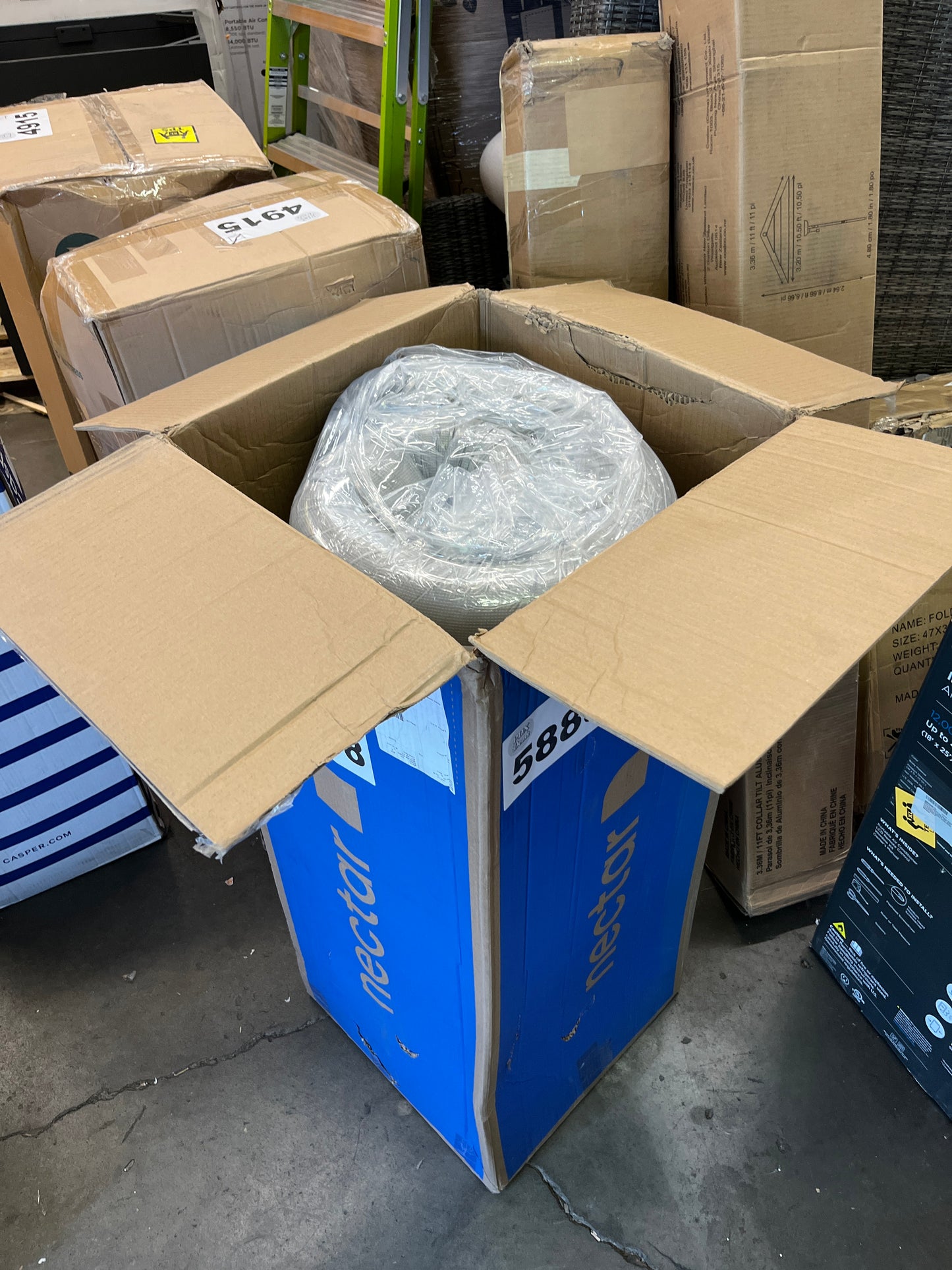 Nectar Queen Mattress 12 Inch - Medium Firm Gel Memory Foam - Cooling Comfort Technology - 365-Night Trial - Forever Warranty,White - Retail $649