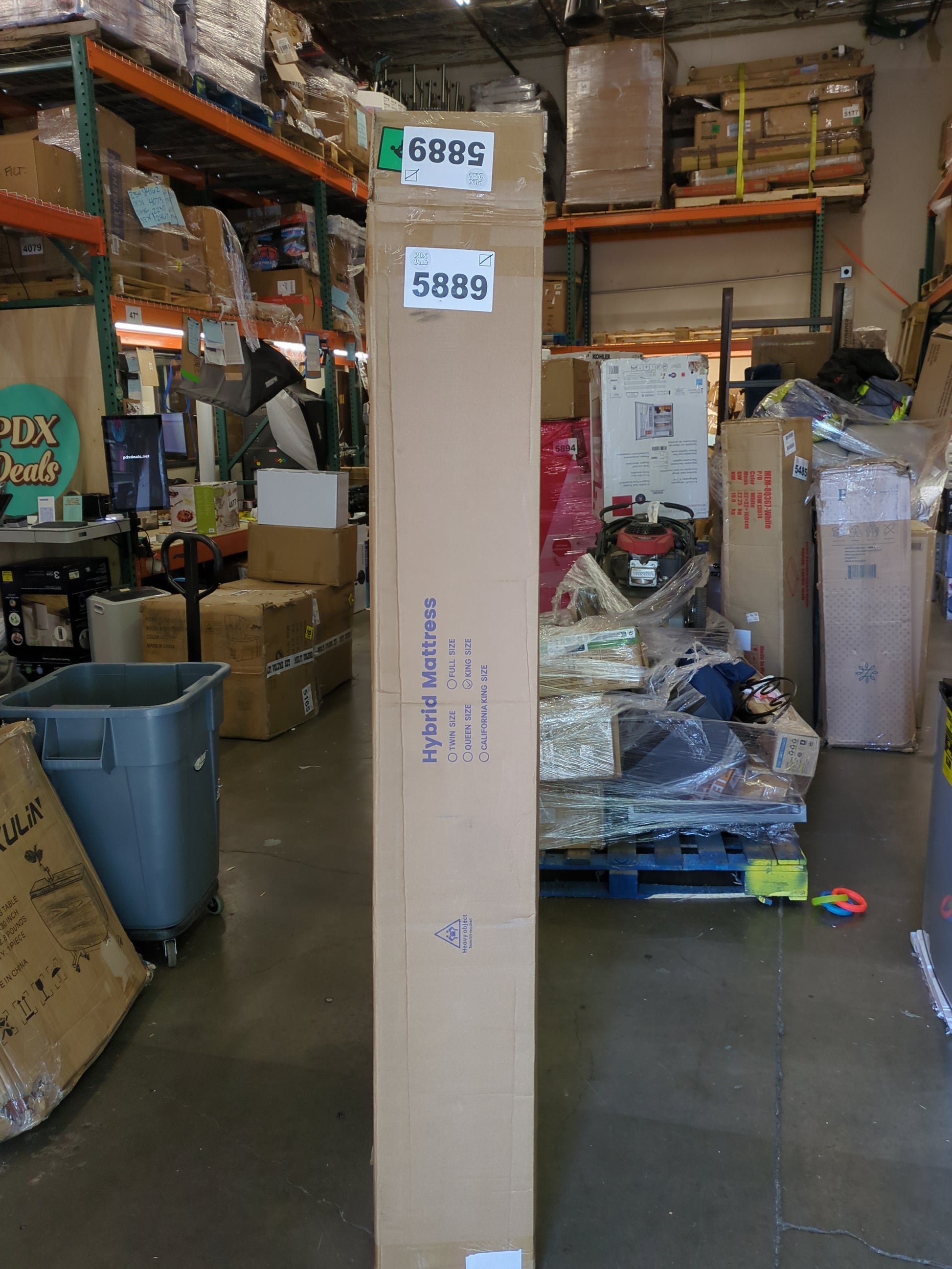 DIFAME California King Mattress,12 Inch Hybrid Cal Mattress in a Box,California King Size Mattress with Individual Pocket Spring and Memory Foam Mattress for Pressure Relief - Retail $549