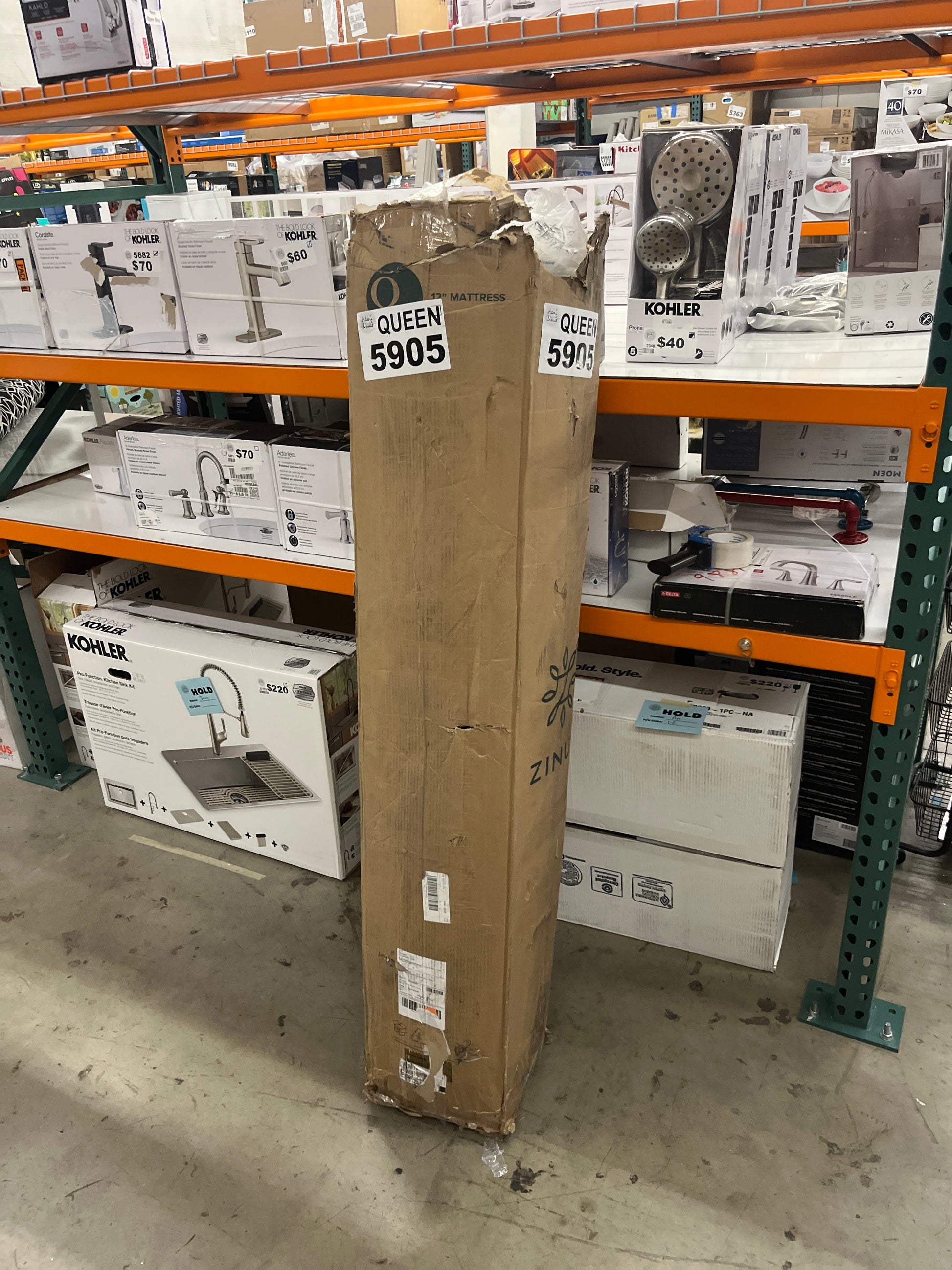 Zinus 12 Inch Cooling Comfort Support Hybrid Mattress [New Version], Queen, Fiberglass Free, Medium Plush, Cooling Motion Isolation, Certified Safe Foams & Fabric, Mattress in A Box - Retail $259