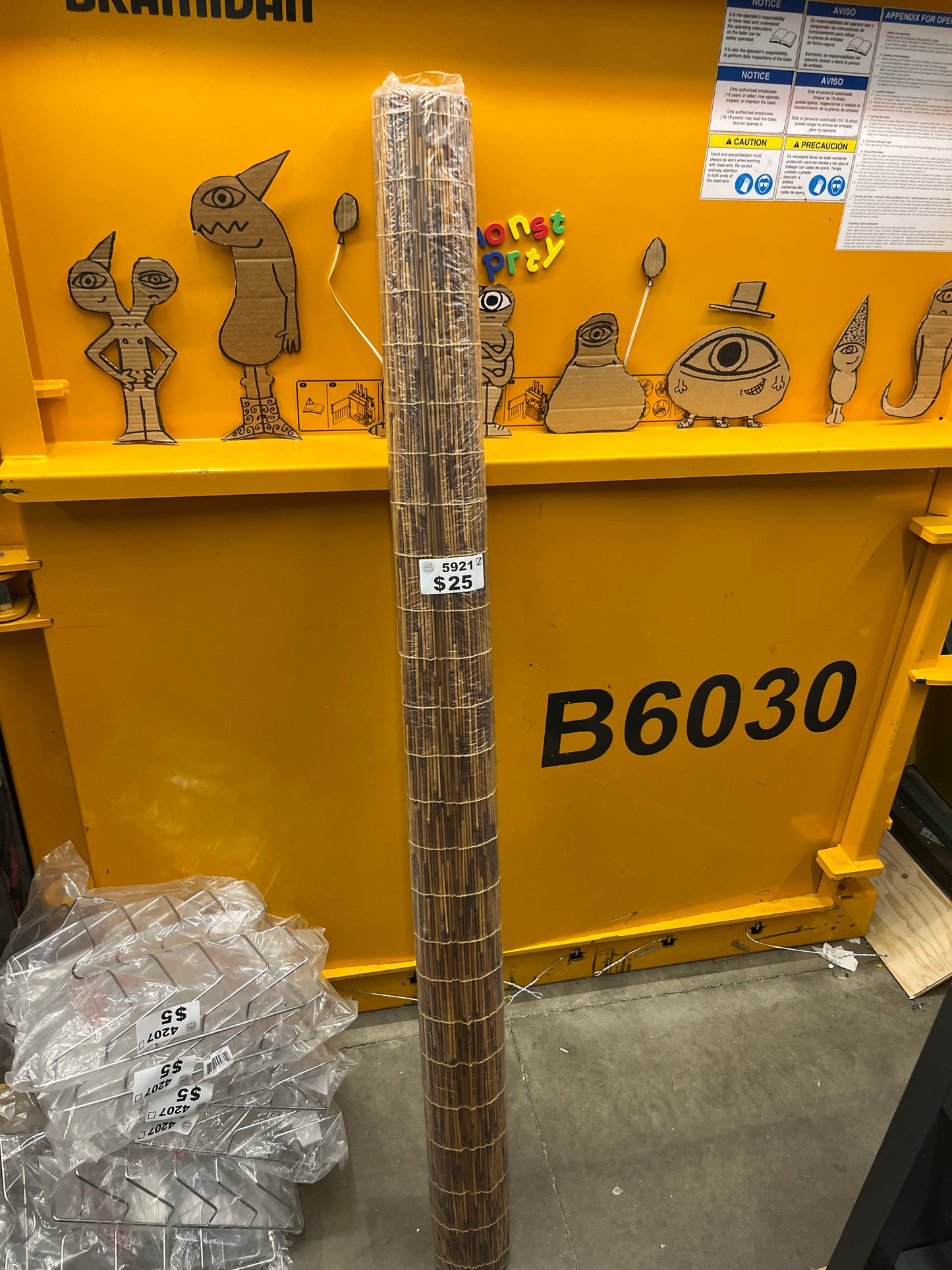 Radiance Cordless Bamboo Blinds - Waterproof Roller Shades for Porch, Patio & Interior Windows - Roll-up Bamboo Shades for Inside Mount - Indoor & Outdoor Privacy Screen - Cocoa - 72" W x 72" L - Retail $63