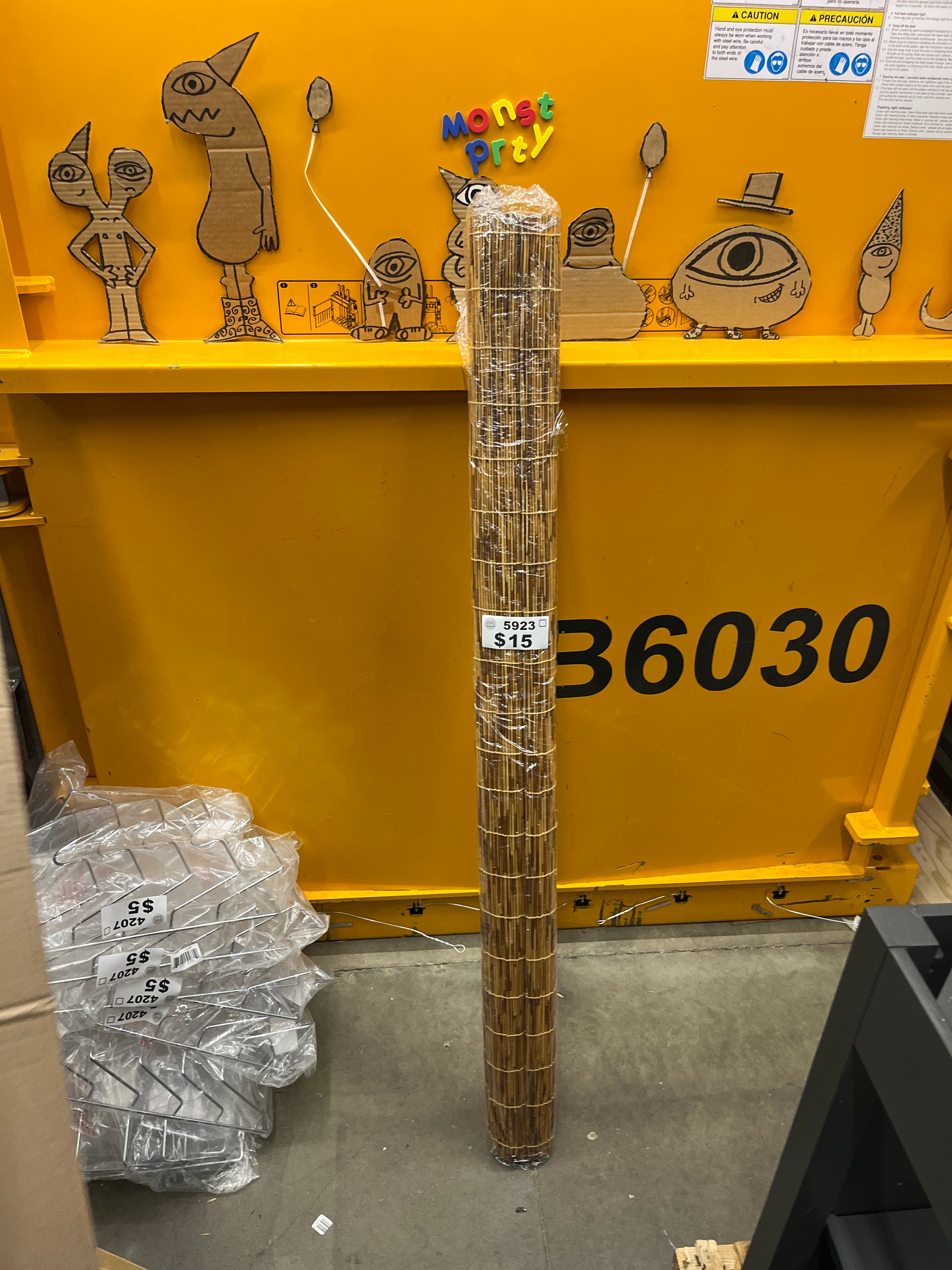 Radiance Cord Free Bamboo Shades - Roll-Up Shades for Porch, Patio & Interior Windows - Bamboo Shades for Indoor & Outdoor - Cocoa - 60" W x 72" L - (3370760E) - Retail $32