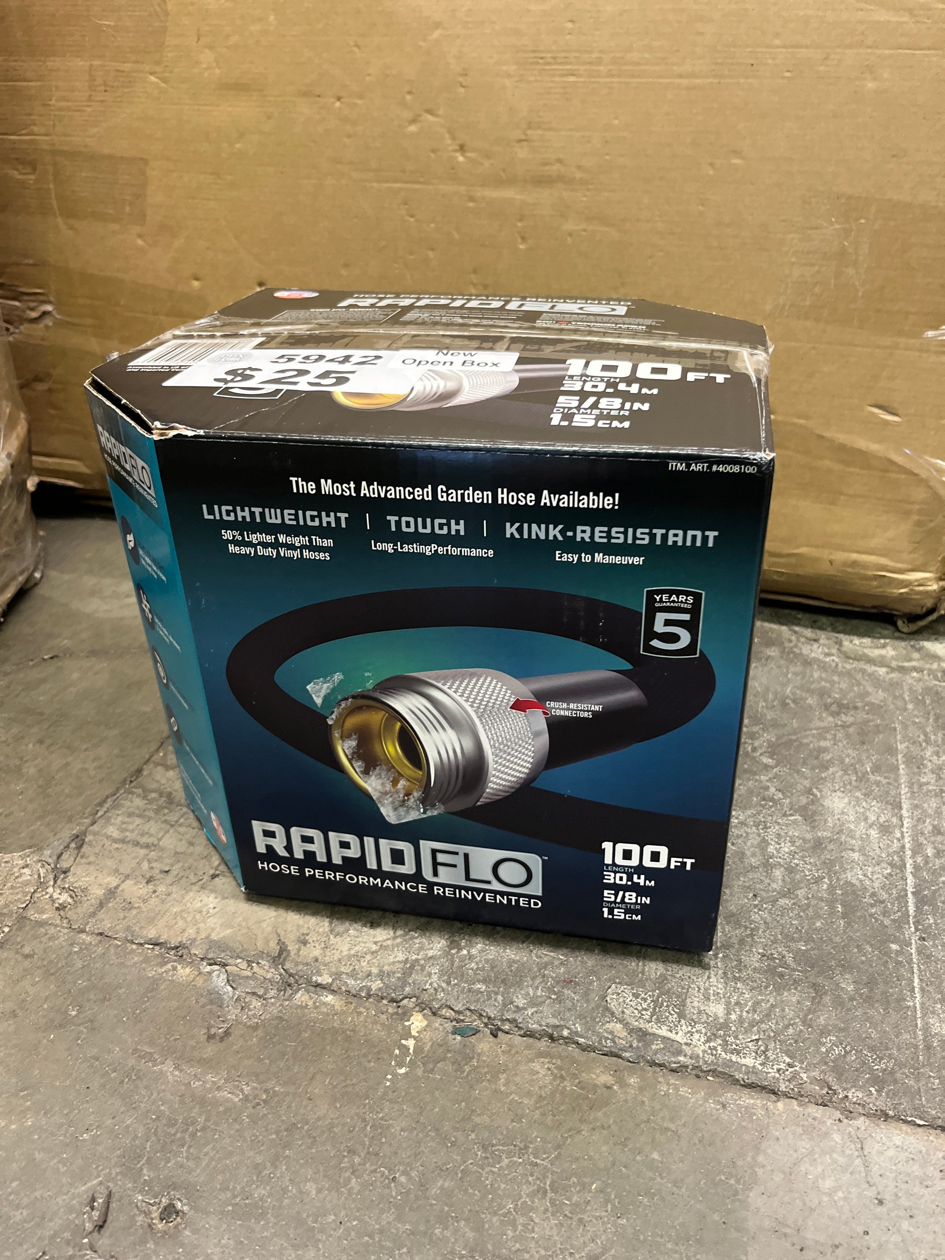 RAPID FLO GARDEN HOSE - Retail $48