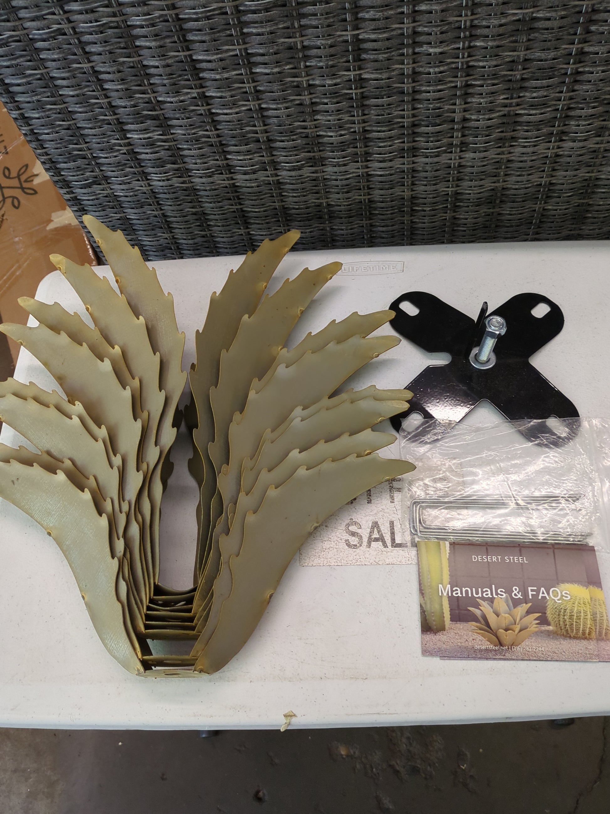 ARTICHOKE AGAVE SCULPTURE - Retail $199