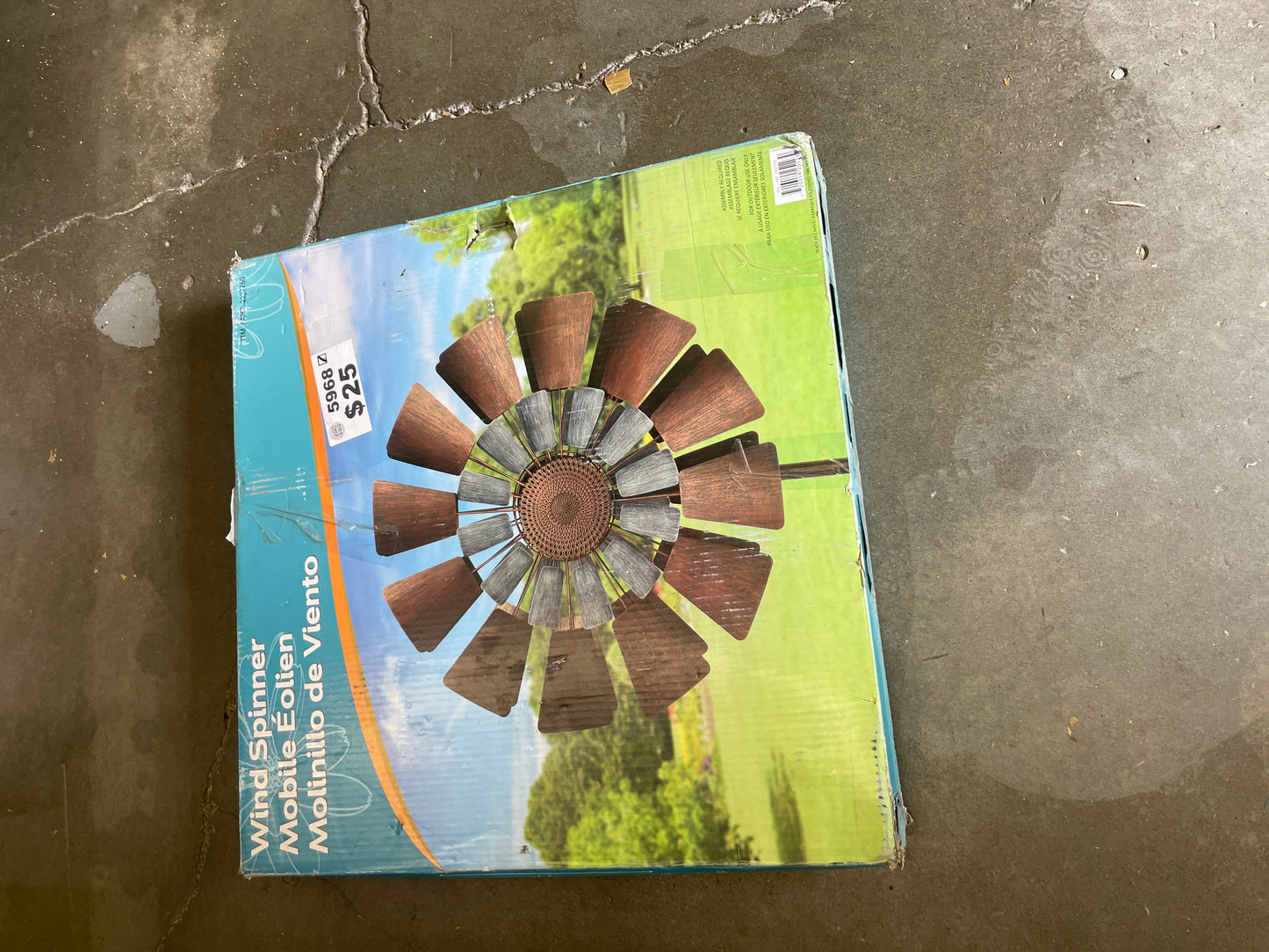 TWO TONE METAL WIND - Retail $39