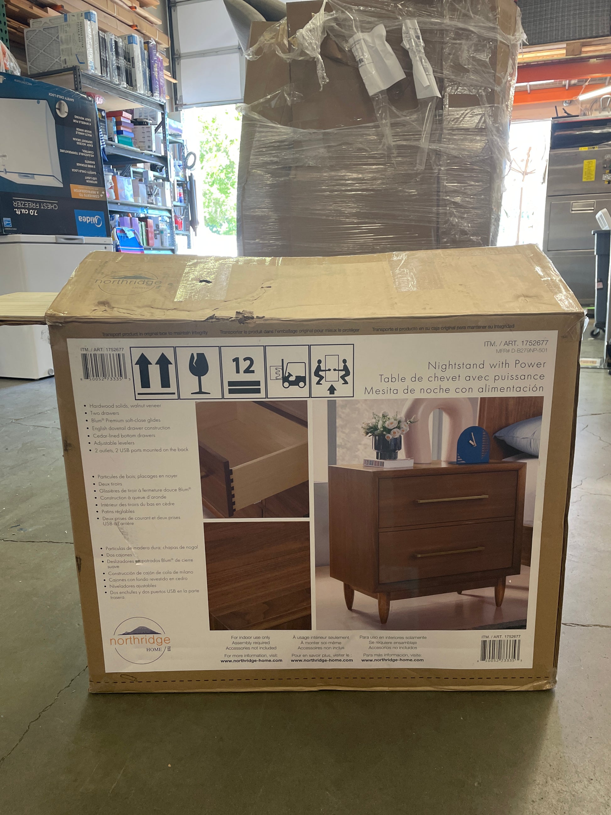 MARINA DEL REY NIGHTSTAND - Retail $239