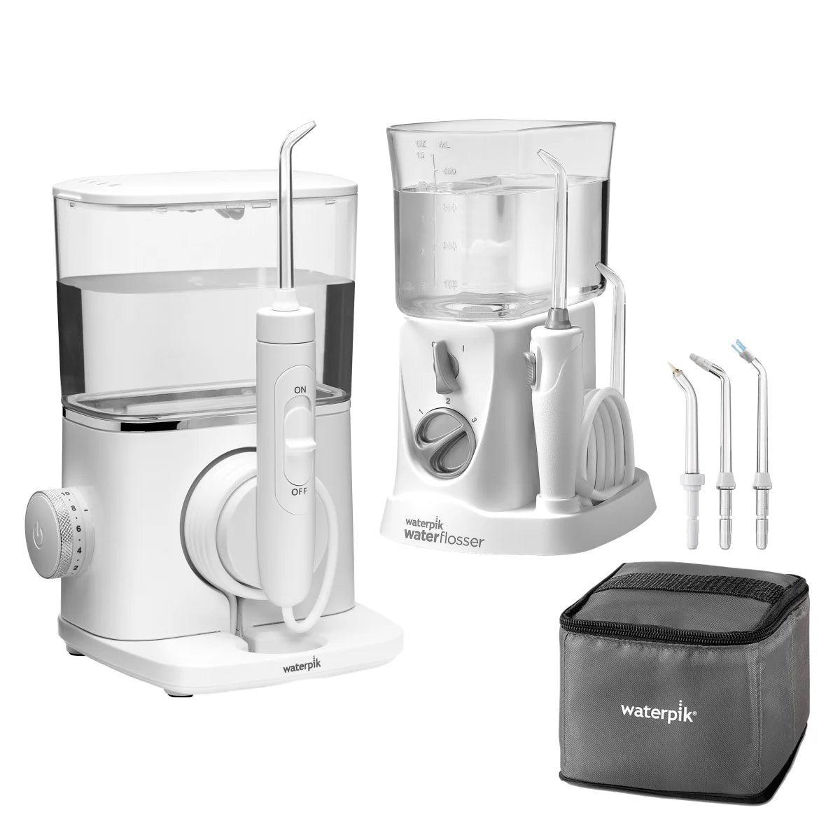 NEW - Waterpik Evolution and Nano Water Flosser Combo Pack - Retail $89