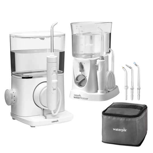 NEW - Waterpik Evolution and Nano Water Flosser Combo Pack - Retail $89