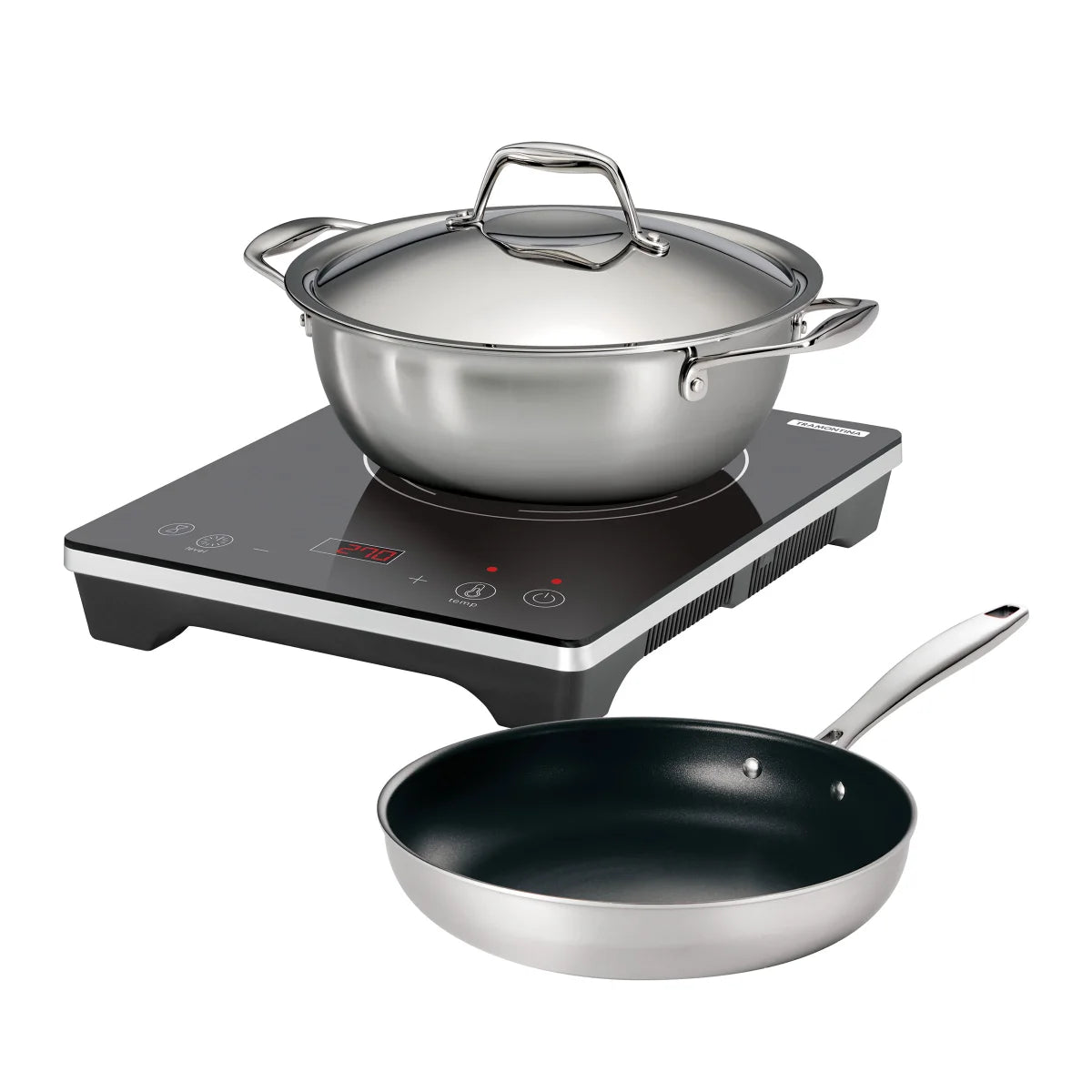 NEW - Tramontina 4-piece Induction Cooking System - Retail $119