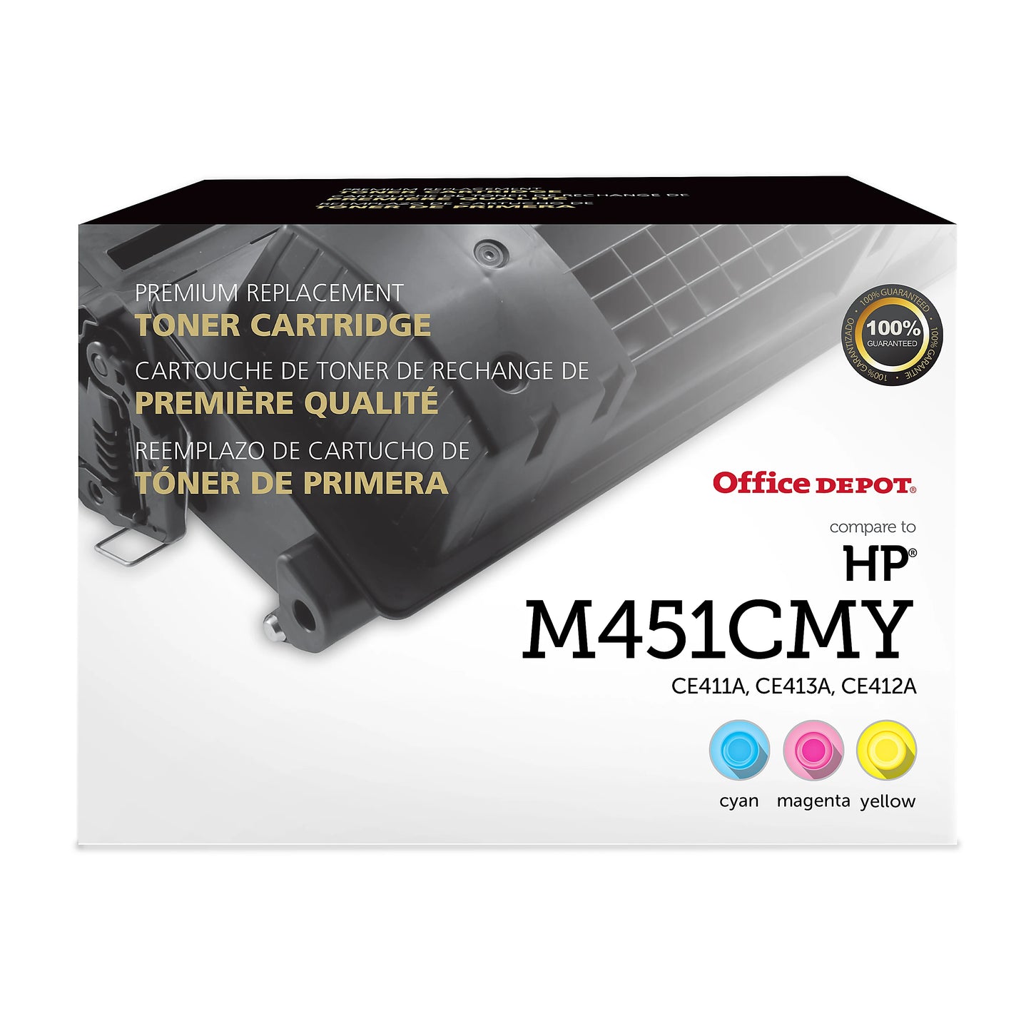 HP Laser Toner Cartridge - 3 Pack Color