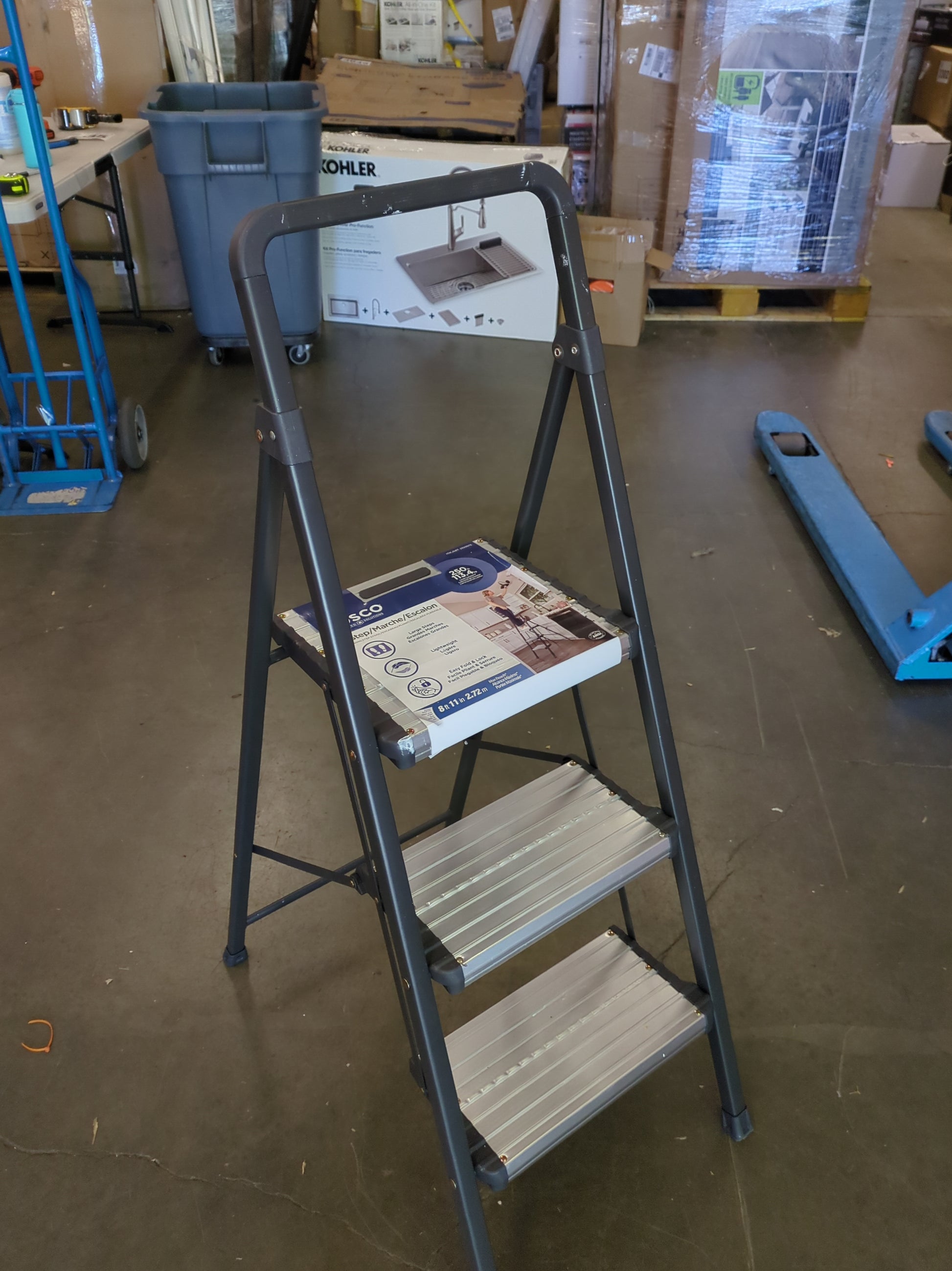 COSCO MODERN 3-STEP STOOL - Retail $29