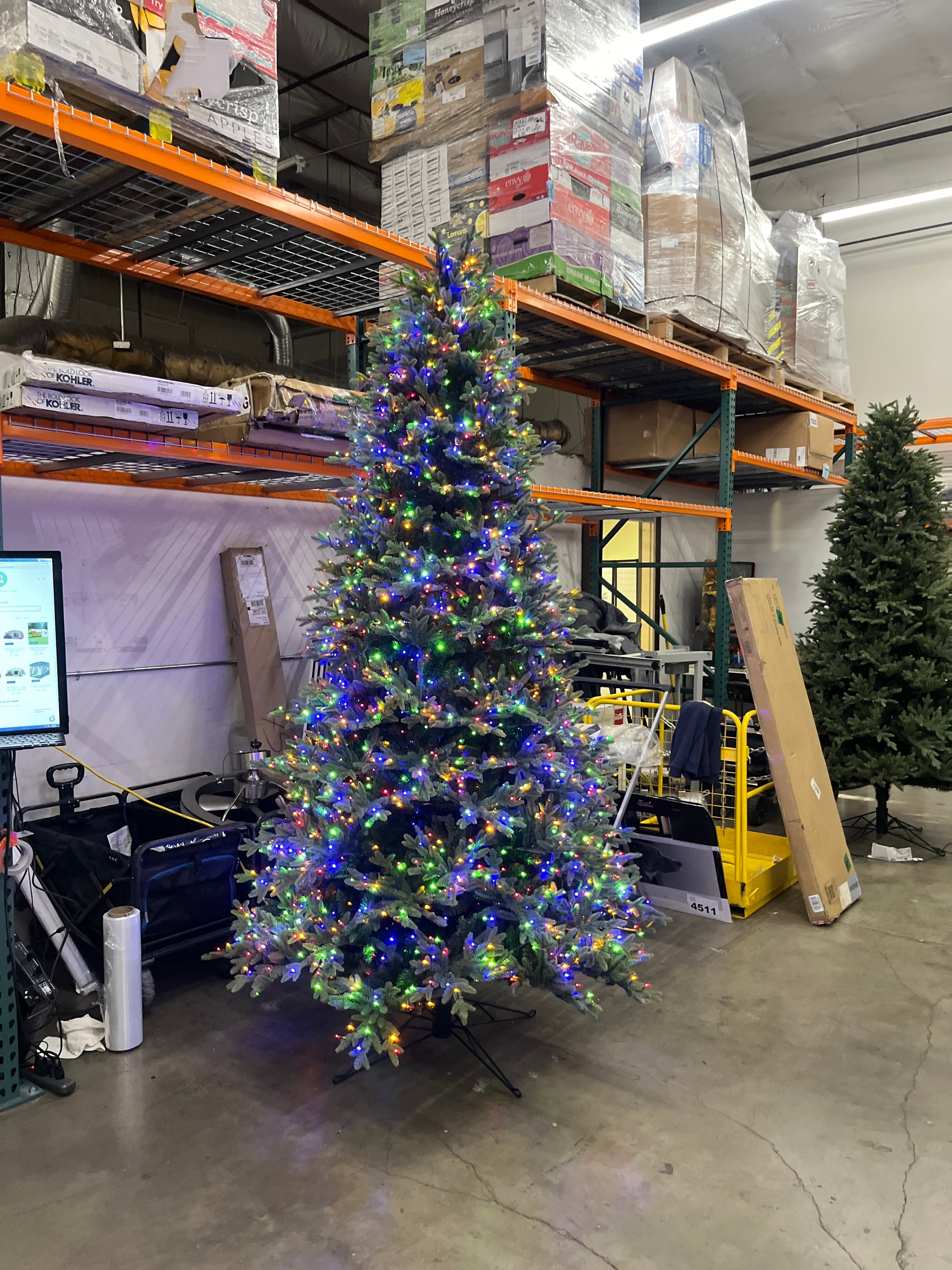 Costco - 9' Pre-lit Radiant Micro LED Artificial Christmas Tree - Retail $699