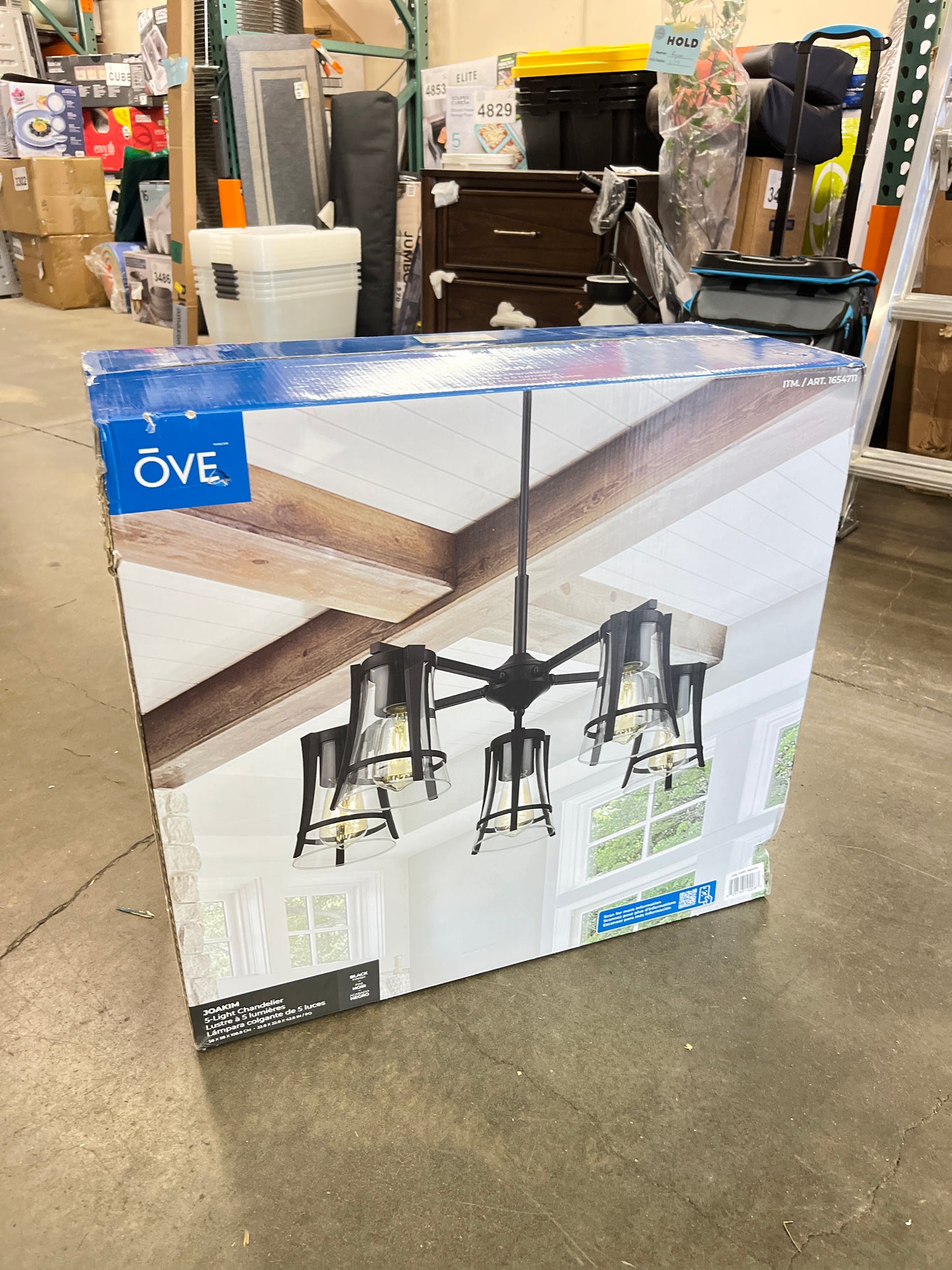 OVE JOAKIM CHANDELIER - Retail $167