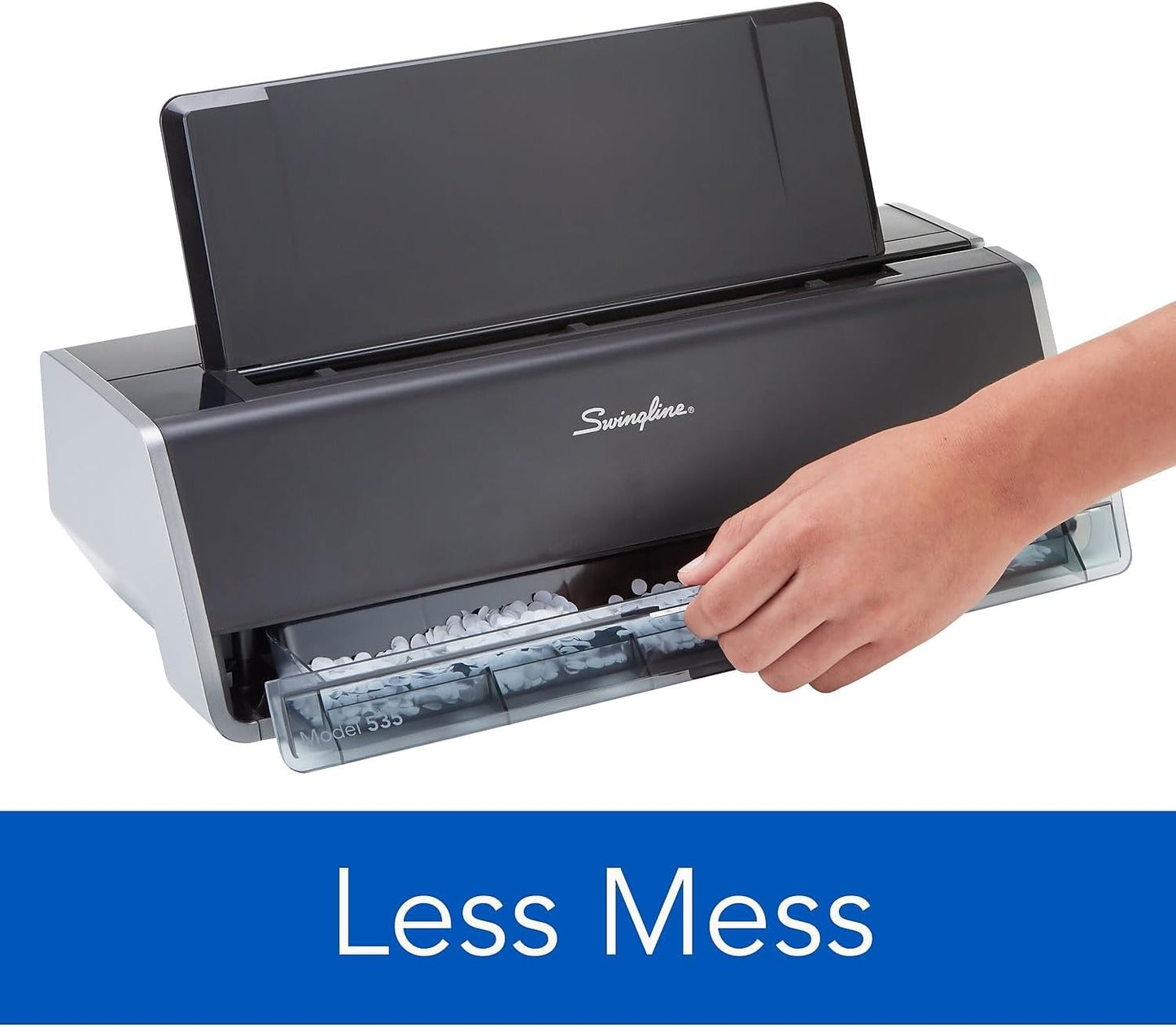 Swingline Electric Hole Puncher 3 Hole, 28 Sheet Capacity Three Hole Punch 3 Ring, Jam Resistant, Touch Screen, Platinum (74535)