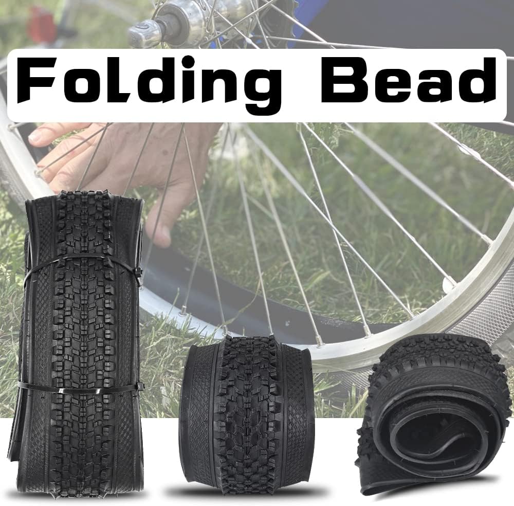 2 Bike Tire 29 X 2.125 Inch Folding Bead Replacement Bike Tire for Mountain Bike - Retail $23
