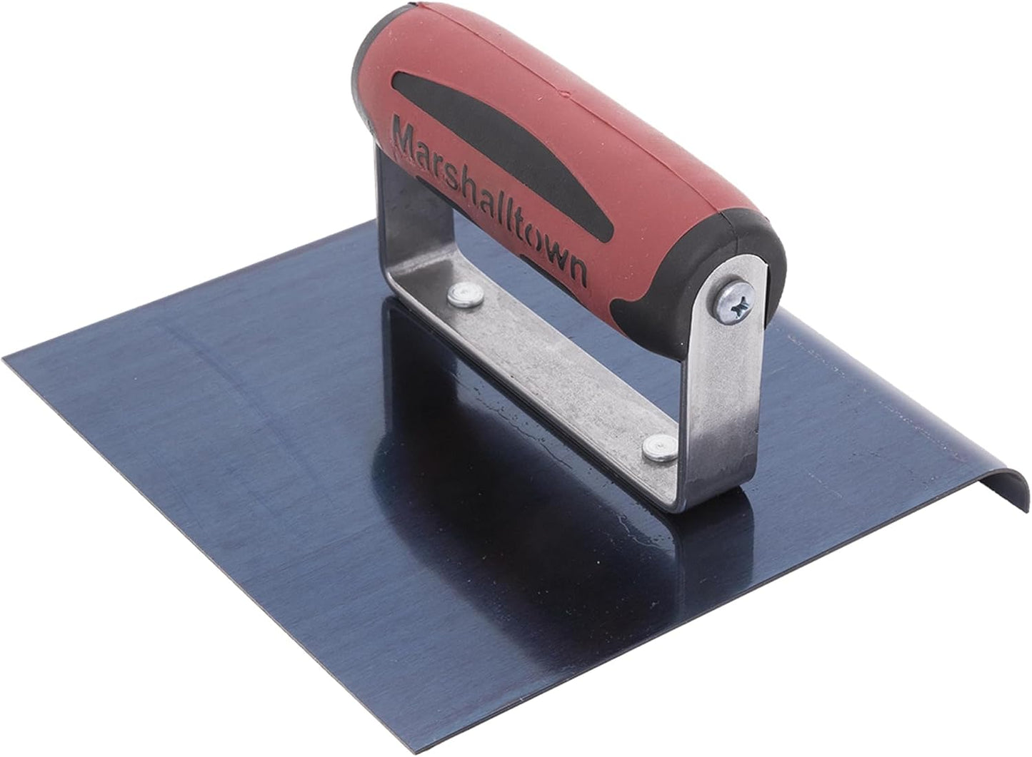 MARSHALLTOWN Straight Concrete Edger, 6 x 6 Blue Steel Blade, 1/2 Lip x 3/8 Radius, Made In The USA, 162BD