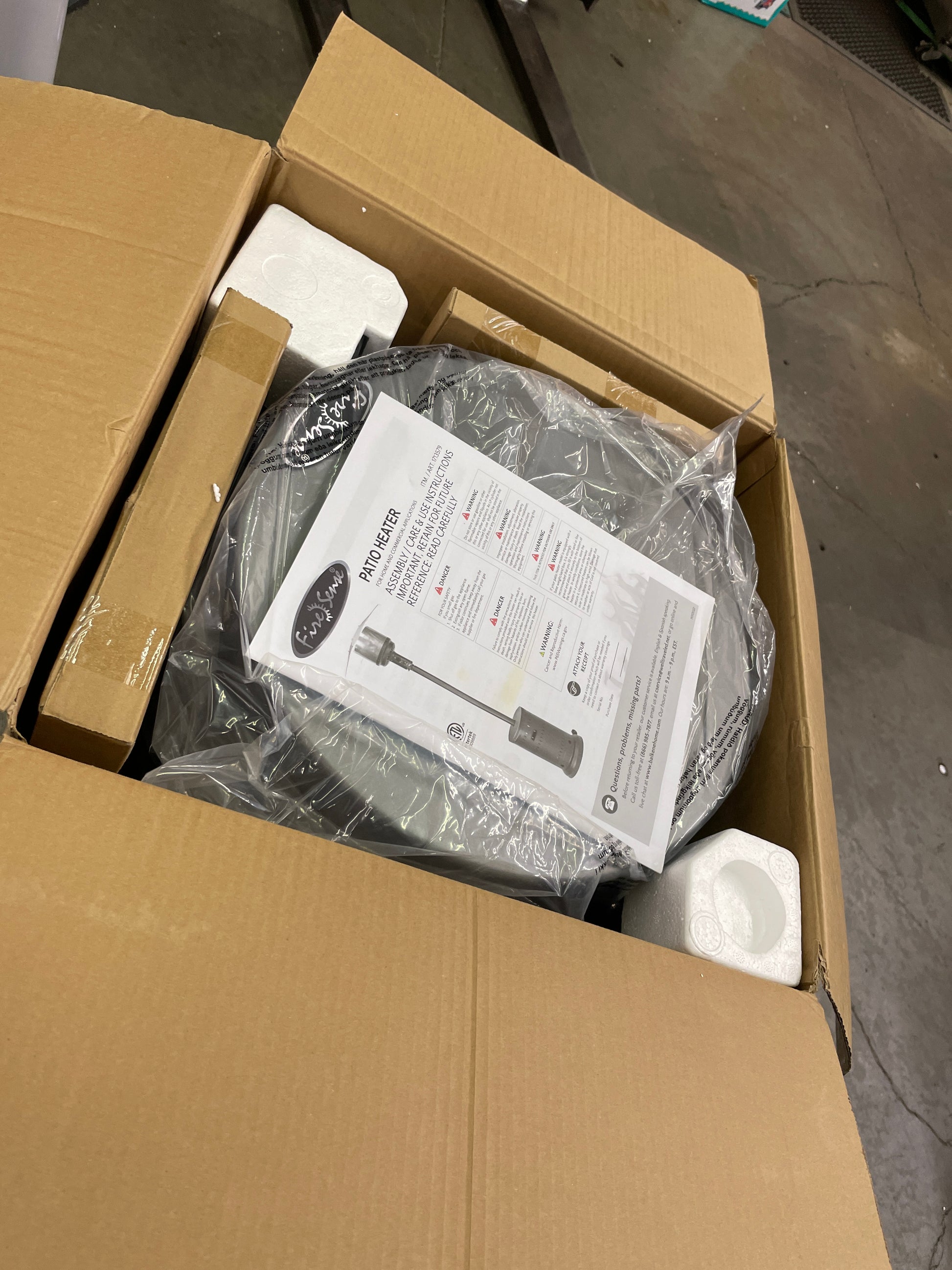 WTL PROPANE PATIO HEATER - Retail $129