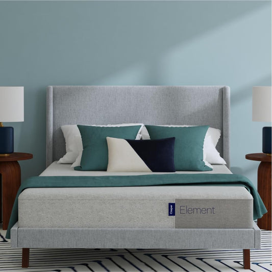 NEW - Casper Sleep Element Mattress, Full Size - Memory Foam + Support - Medium Firm CertiPUR-US Mattress, Grey - Retail $545