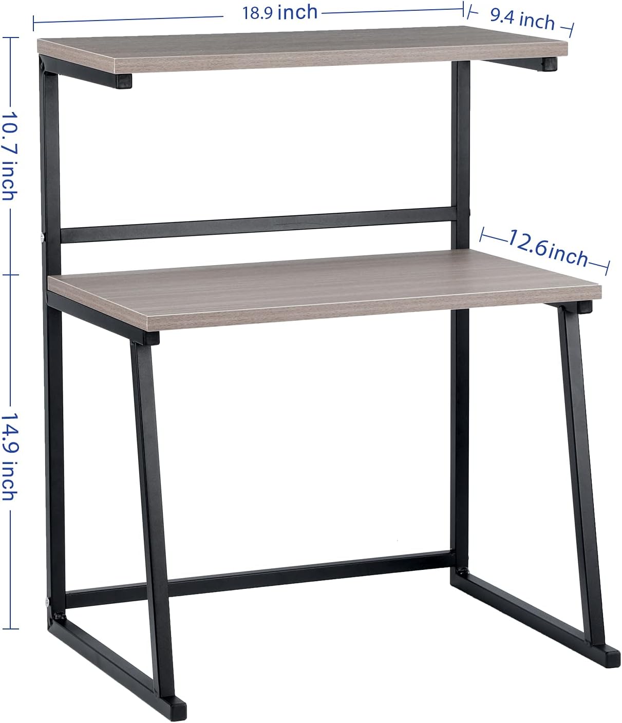 Printer Stand - Under Desk Printer Stand -Printer Desk-Desktop Printer Stand-Shelf for Desktop (2 Tier) - Retail $55