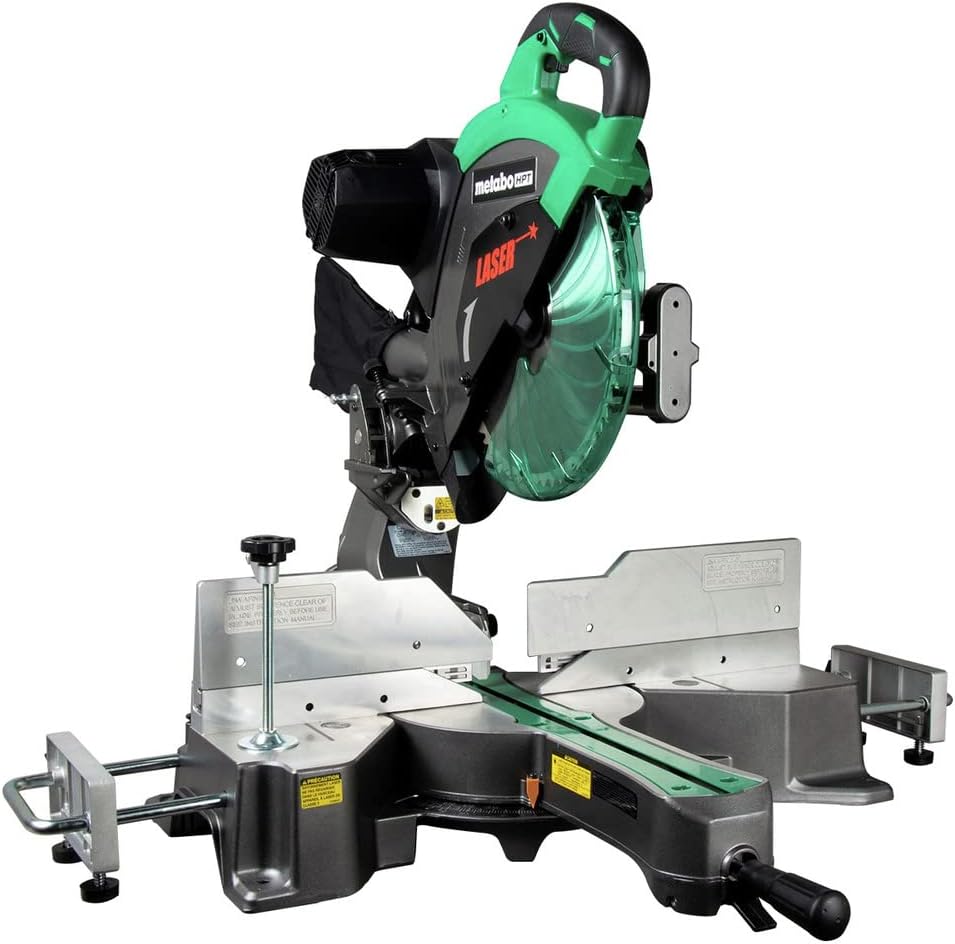 NEW - Metabo HPT Sliding Compound Miter Saw | 12-Inch Blade | Double Bevel | Laser Marker | 15-Amp Motor | C12RSH2S - Retail $299