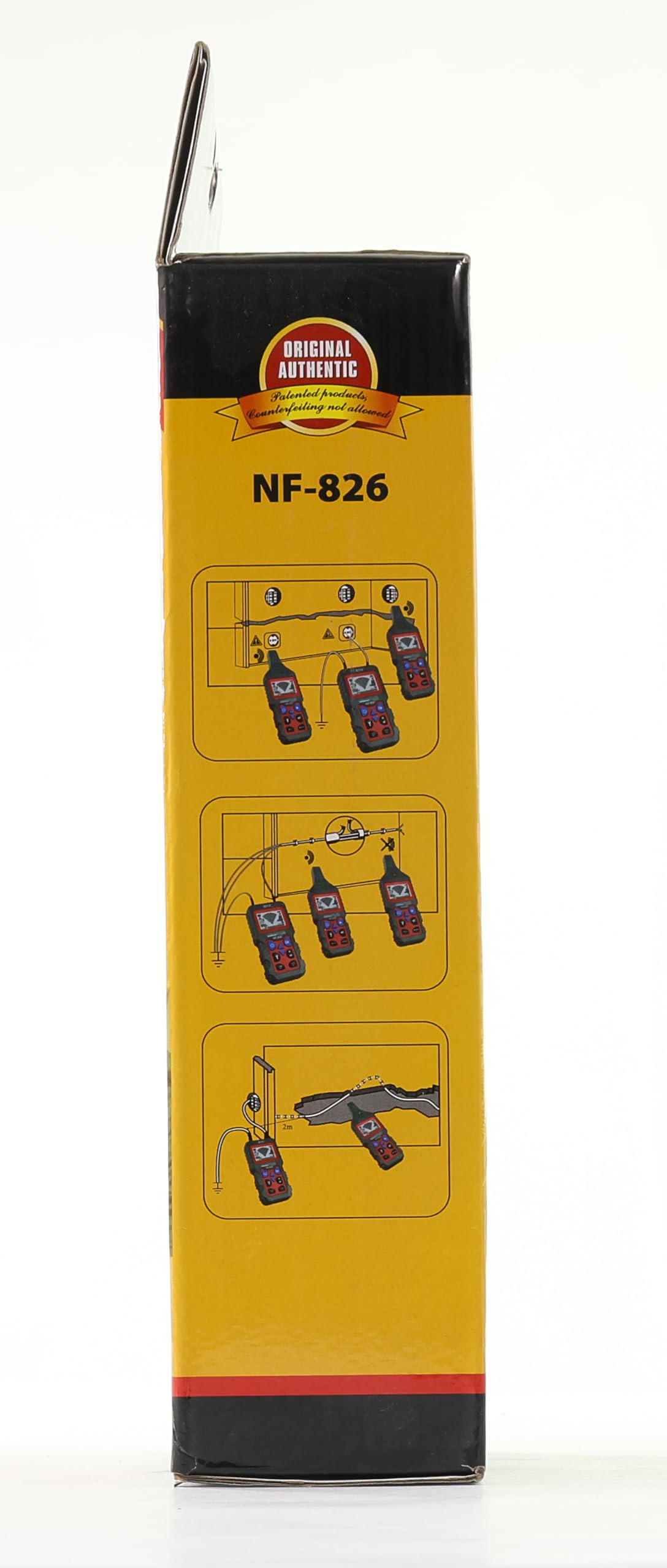 NOYAFA NF-826 Underground Cable Locator Wire Tracker, for Dog Fence Cables Irrigation, Wall and Underground Pipeline Wire Detector