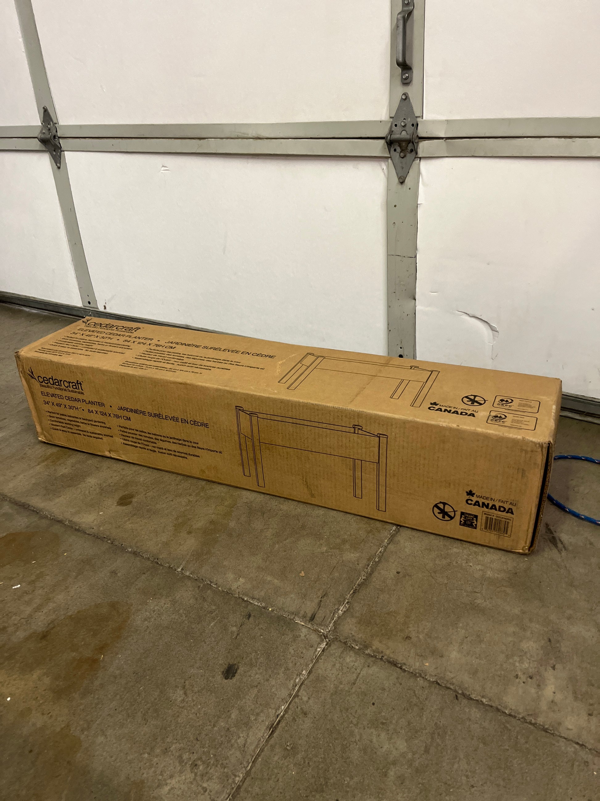 ELEVATED CEDAR PLANTER - Retail $199