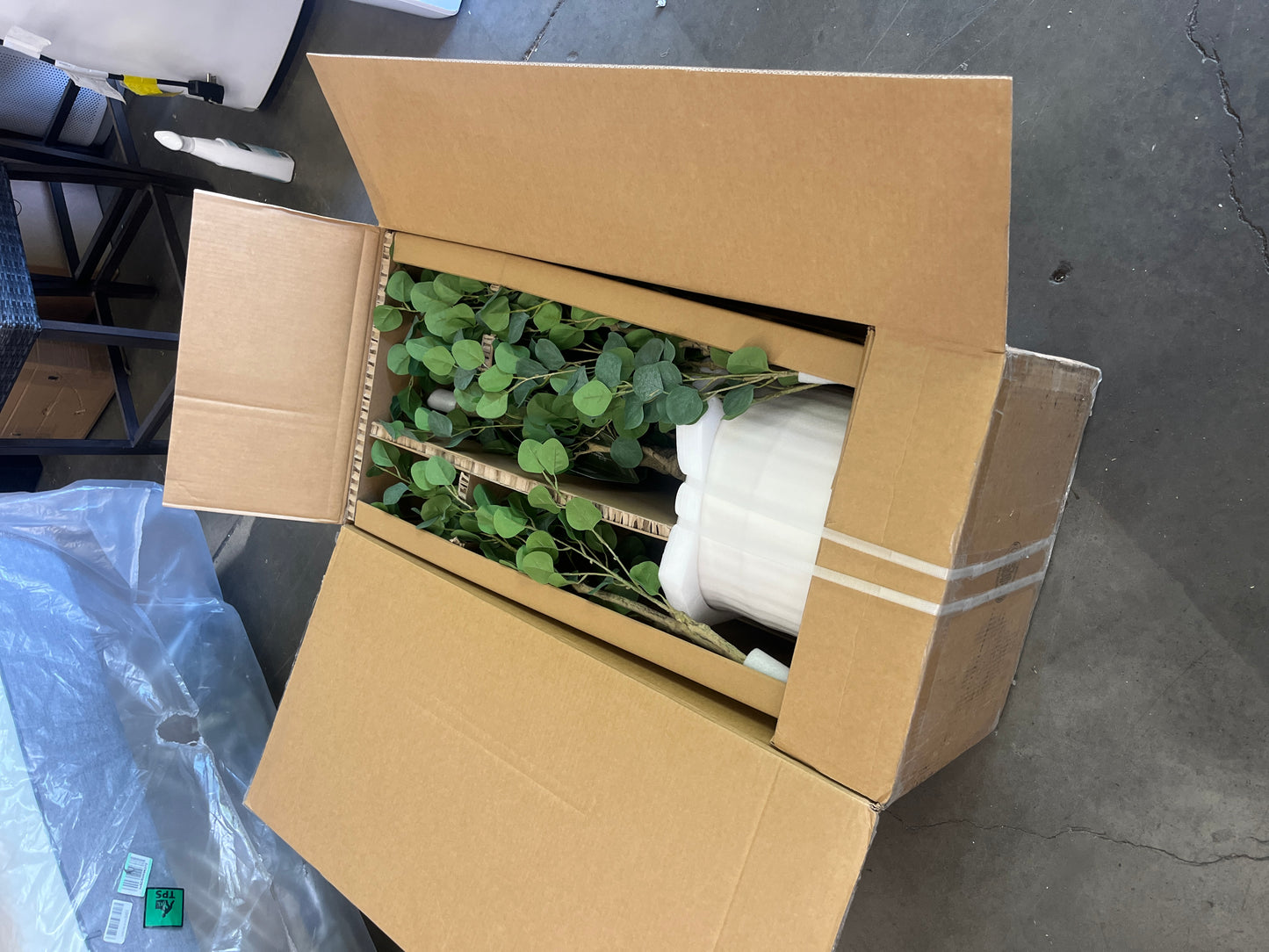 FAUX 6.5' EUCALYPTUS TREE - Retail $139