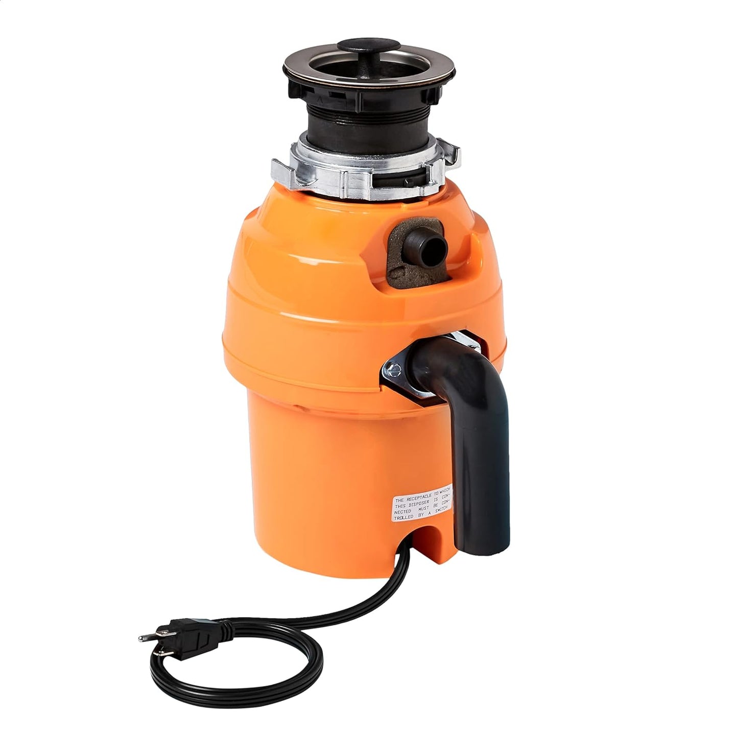 NEW - AmazonCommercial Garbage Disposal with Power Cord, 3/4 HP - Retail $100