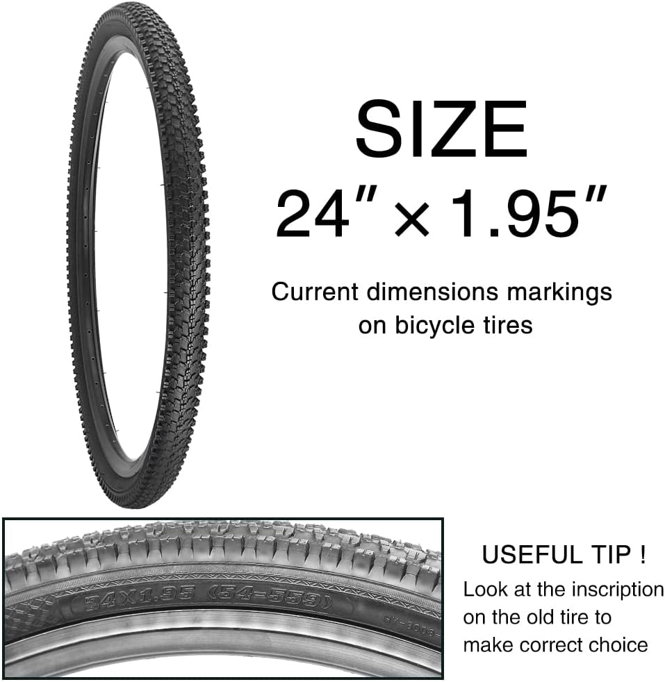2 Bike Tire 29 X 2.125 Inch Folding Bead Replacement Bike Tire for Mountain Bike - Retail $23