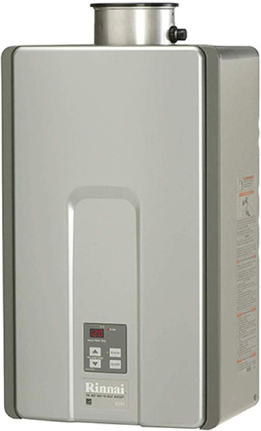 NEW - Rinnai RL94iP Tankless Hot Water Heater, 9.8 GPM, Propane, Indoor Installation - Retail $1199