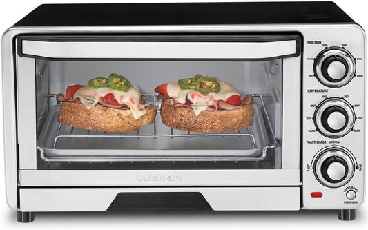 Cuisinart TOB-40N Custom Classic Toaster Oven Broiler, 17 Inch, Black - Retail $79