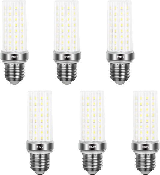 Intpro LED Corn Light Bulb LED Bulb 150W Equivalent 2000 Lumen 5000K E26/E27 Base Non-dimmable Ceiling Fan Corn Lighting for Home Garage Warehouse Indoor LED Corn Bulbs 6 Pack